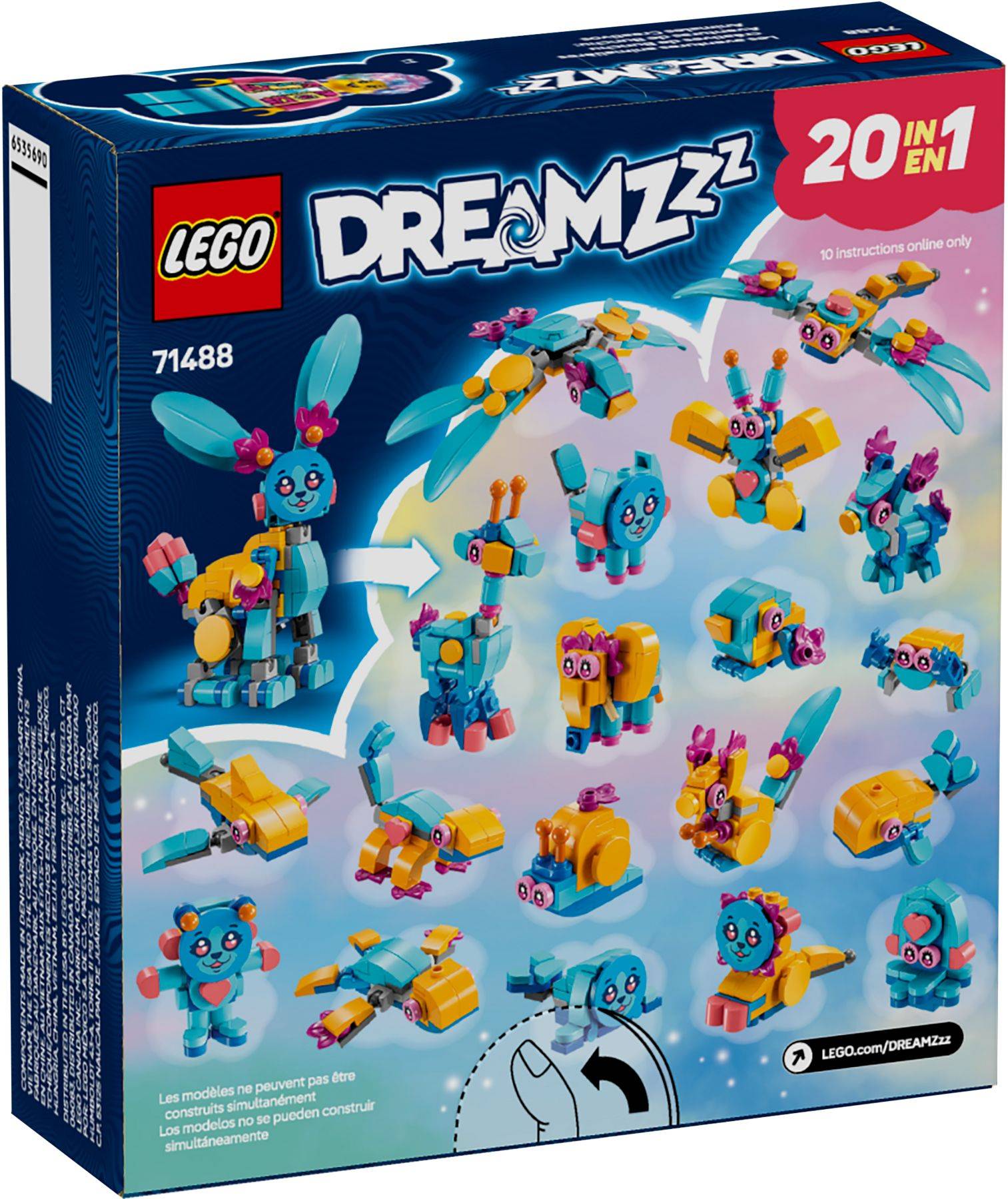 LEGO® Dreamzzz™ 71488 Bunchus kreative Tierabenteuer