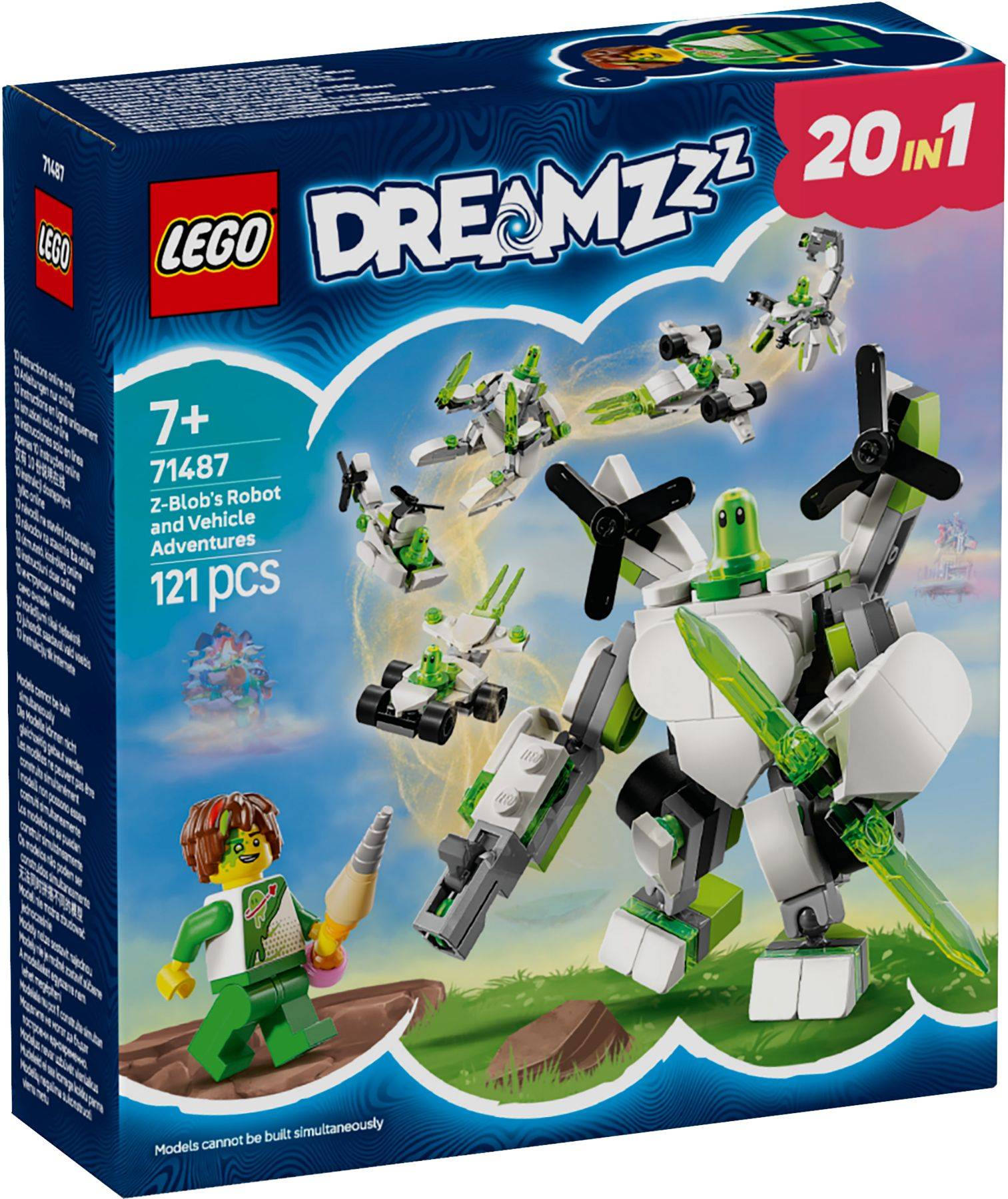 LEGO® Dreamzzz™ 71487 Z-Blob's Roboter- und Fahrzeugabenteuer