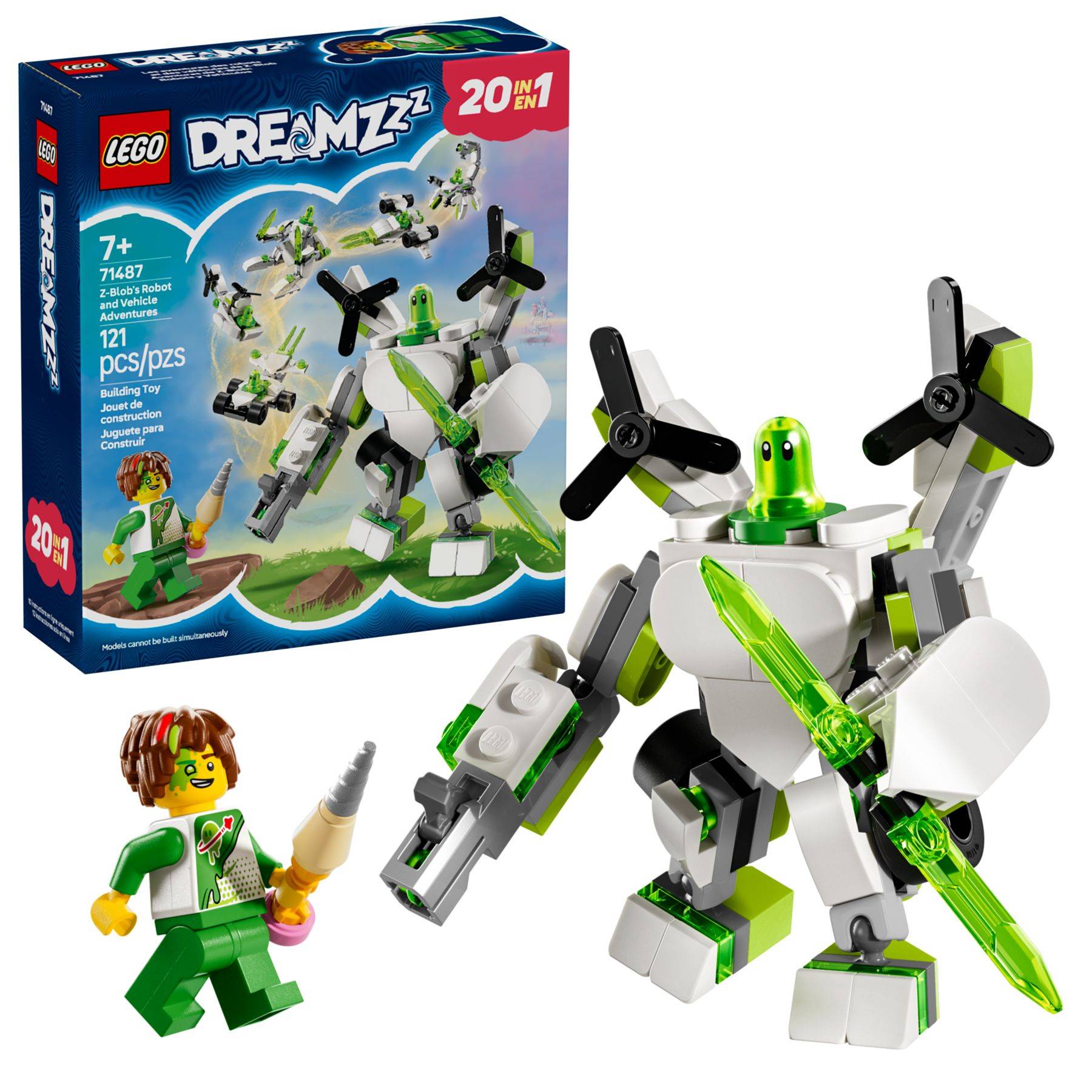 LEGO® Dreamzzz™ 71487 Z-Blob's Roboter- und Fahrzeugabenteuer