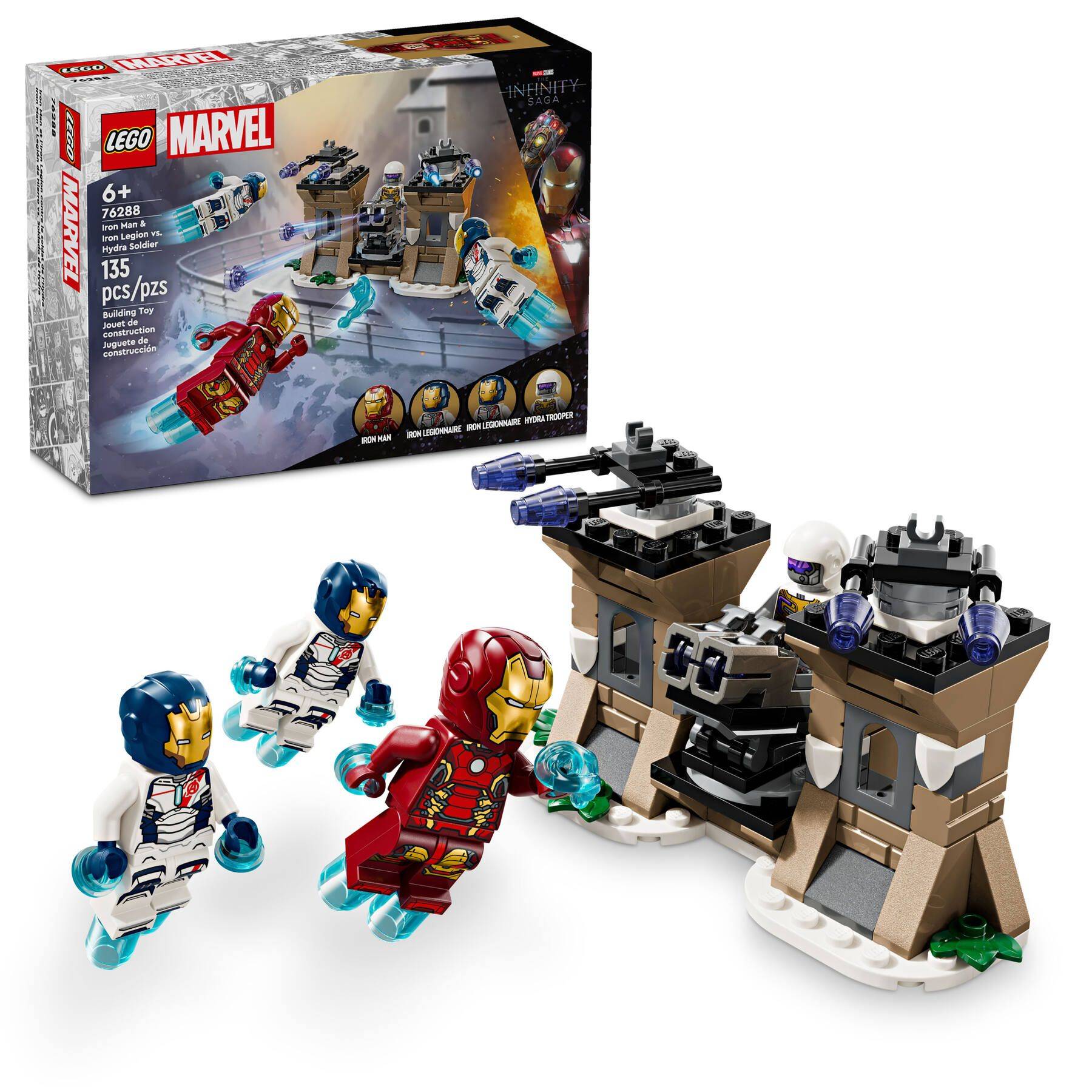 LEGO® Super Heroes 76288 Iron Man & Iron Legion vs. HYDRA-Soldat