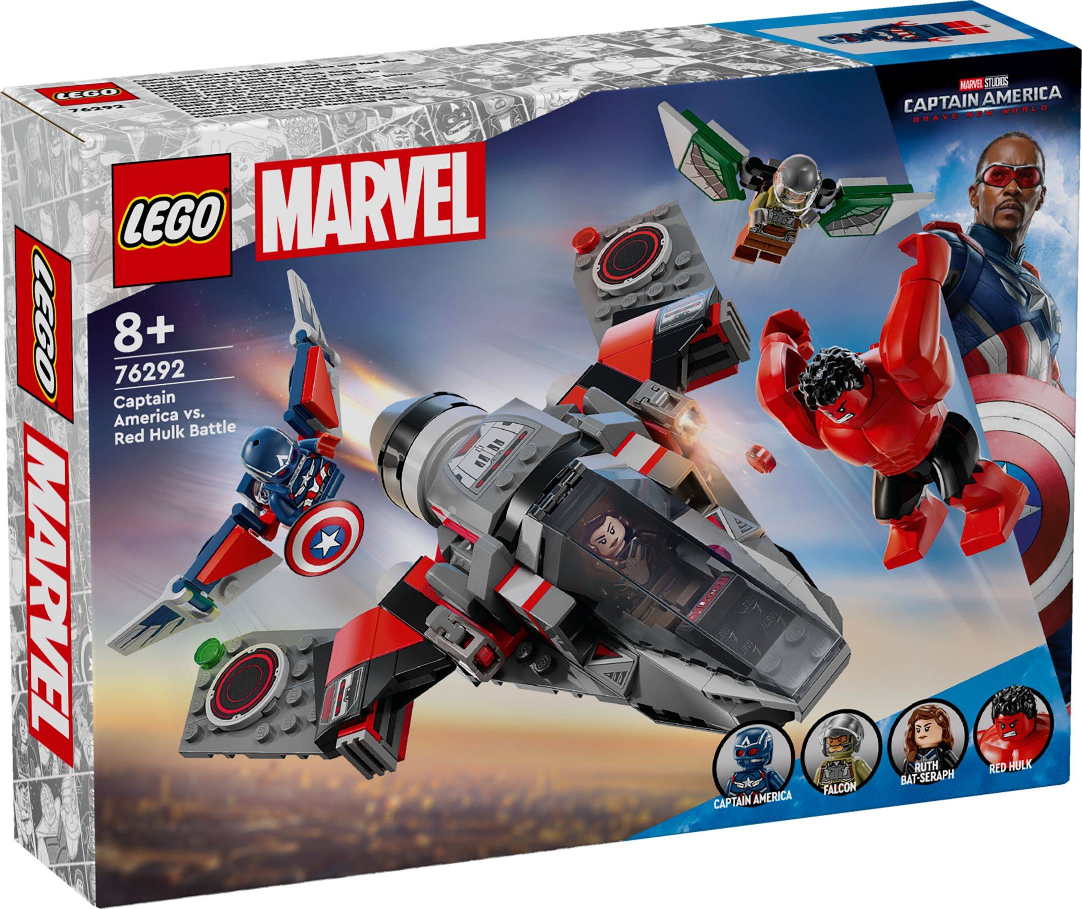 LEGO® Super Heroes 76292 Showdown zwischen Captain America und Red Hulk