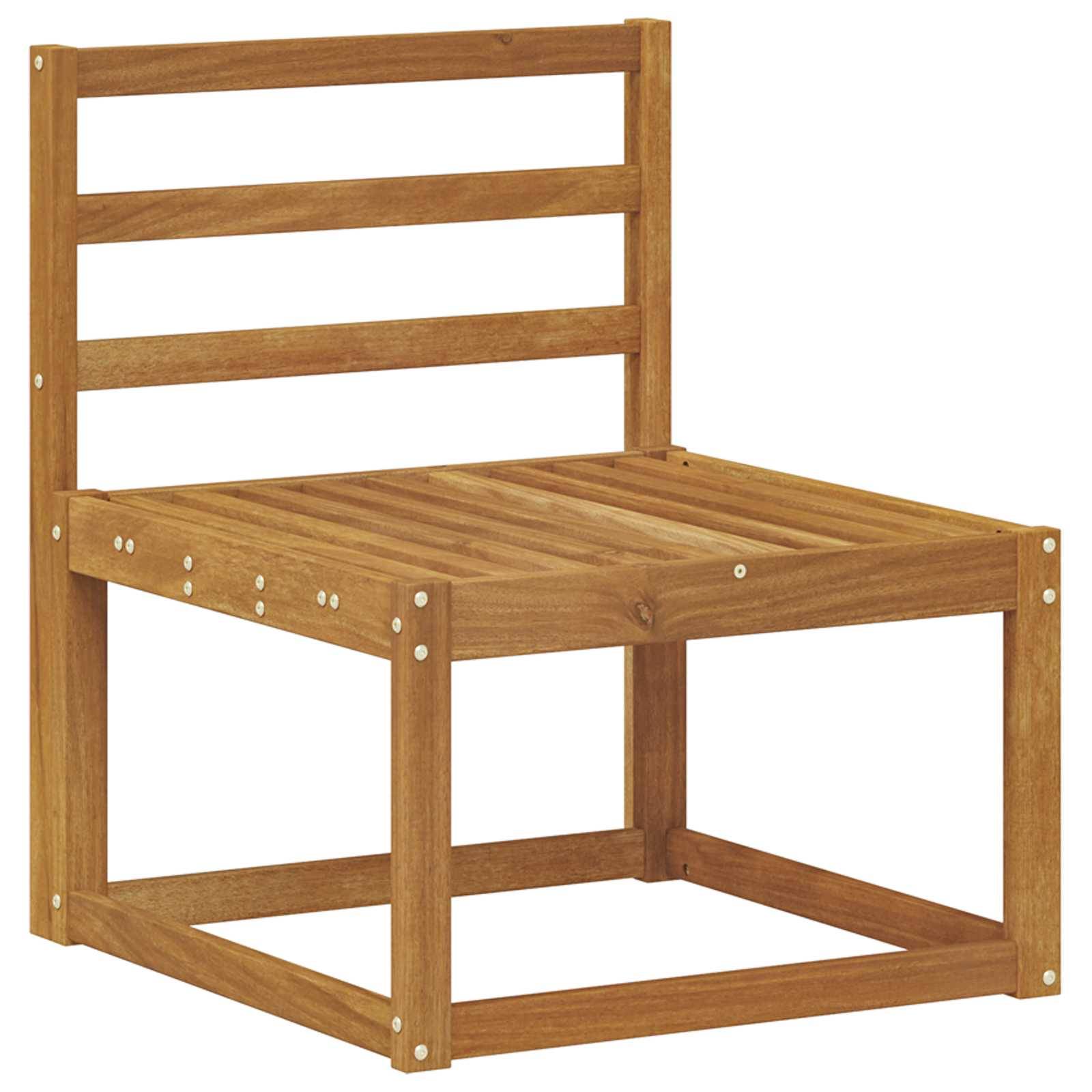 vidaXL Outdoor-Sofagarnitur 7 pcs Natur Massivholz Akazie