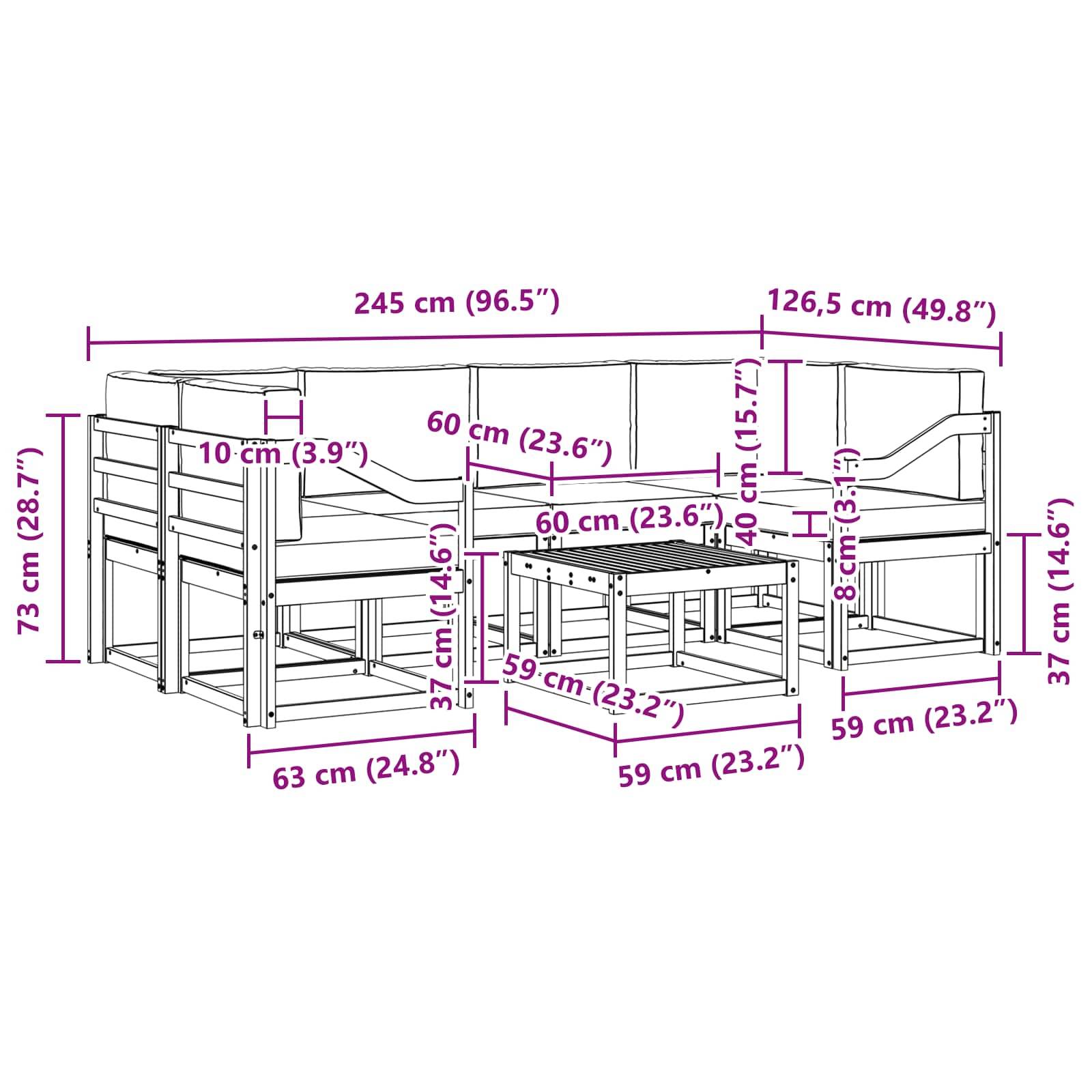 Etagenbett mit integriertem Schreibtisch und Stauraum. Abmessungen: 245 cm Länge, 126,5 cm Höhe, 73 cm Etagenhöhe. Stauraum-Tiefe: 37 cm.
