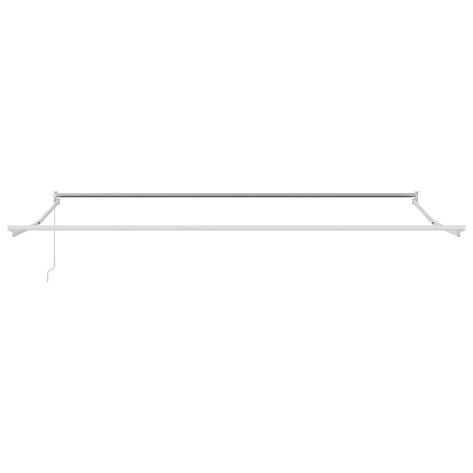 vidaXL Manuell einziehbare Markise Braun 4 x 2 m
