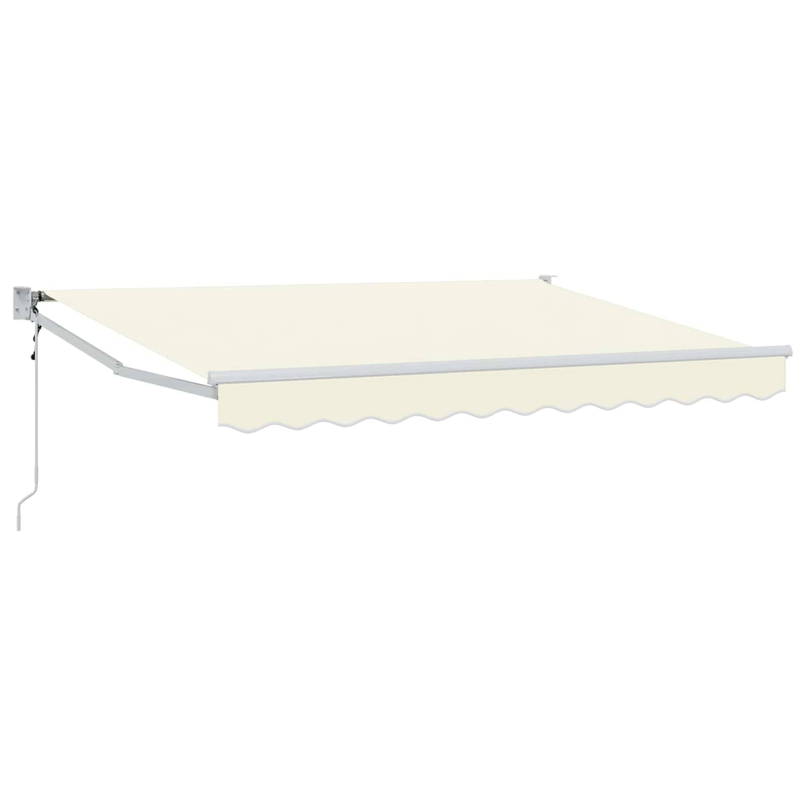 vidaXL Elektrische ausziehbare Markise Creme 2,5 x 2 m