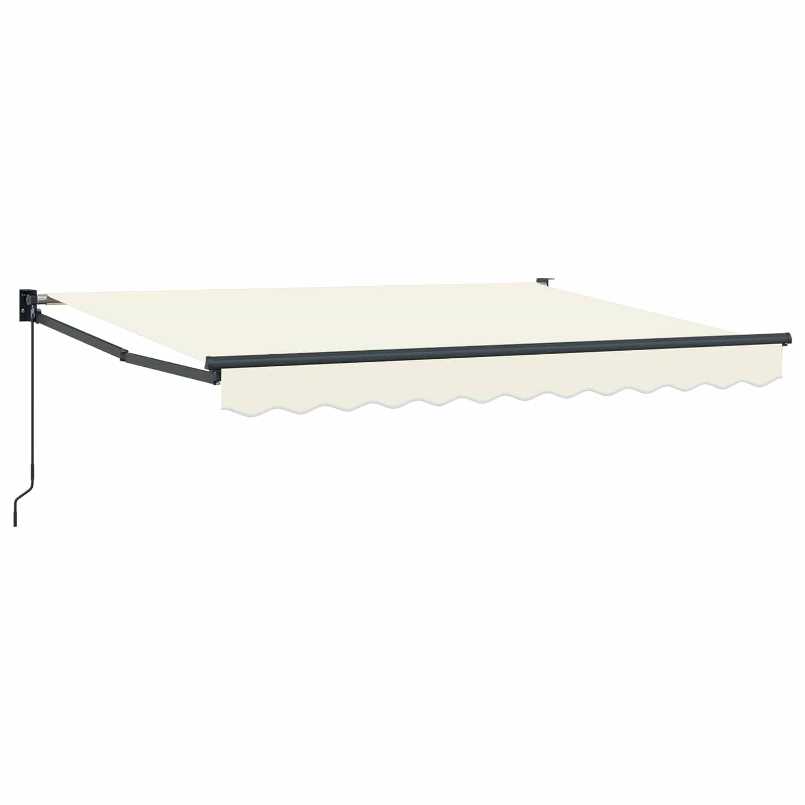 vidaXL Manuell einziehbare Markise Creme 2,5 x 2 m
