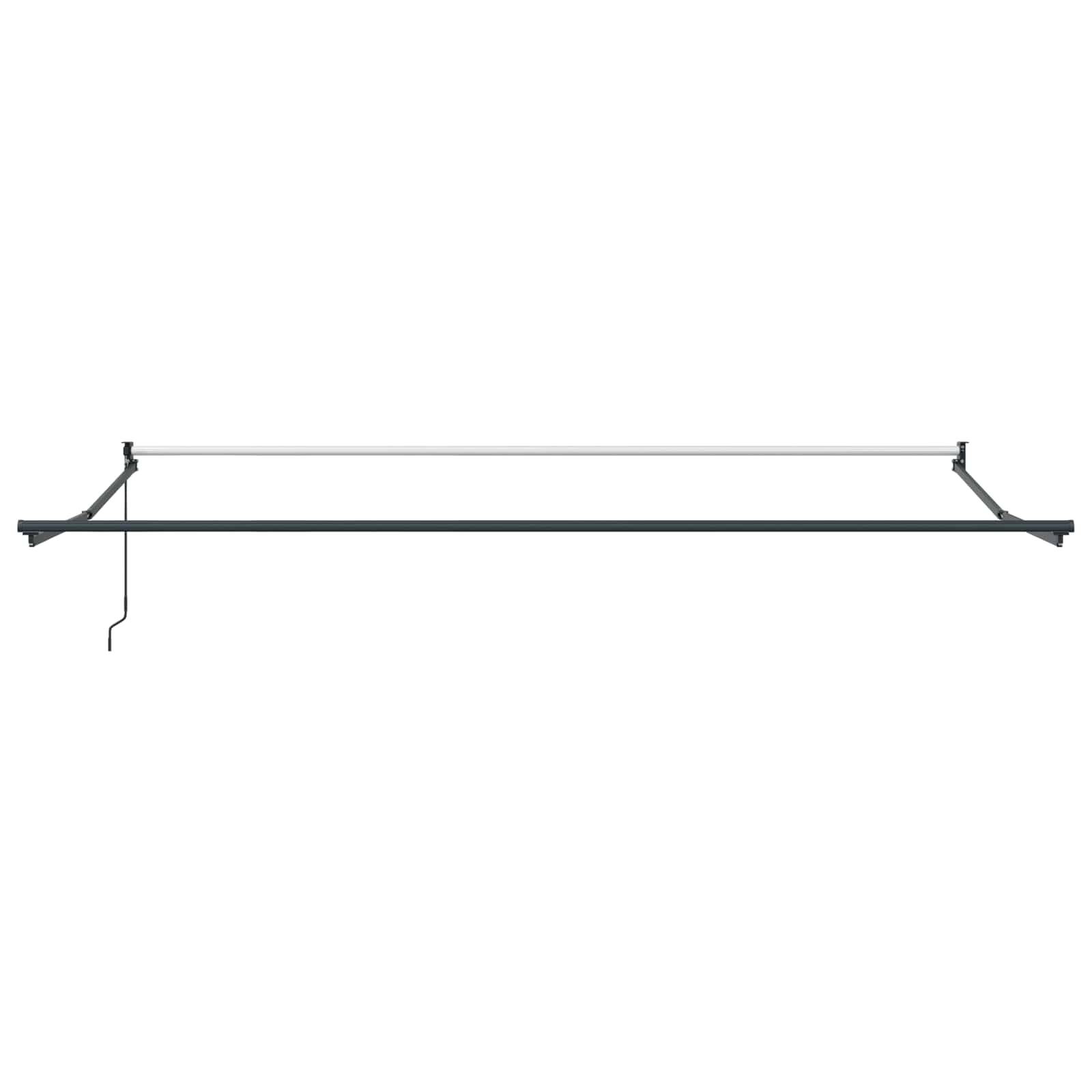 vidaXL Manuell einziehbare Markise Braun 4 x 2 m