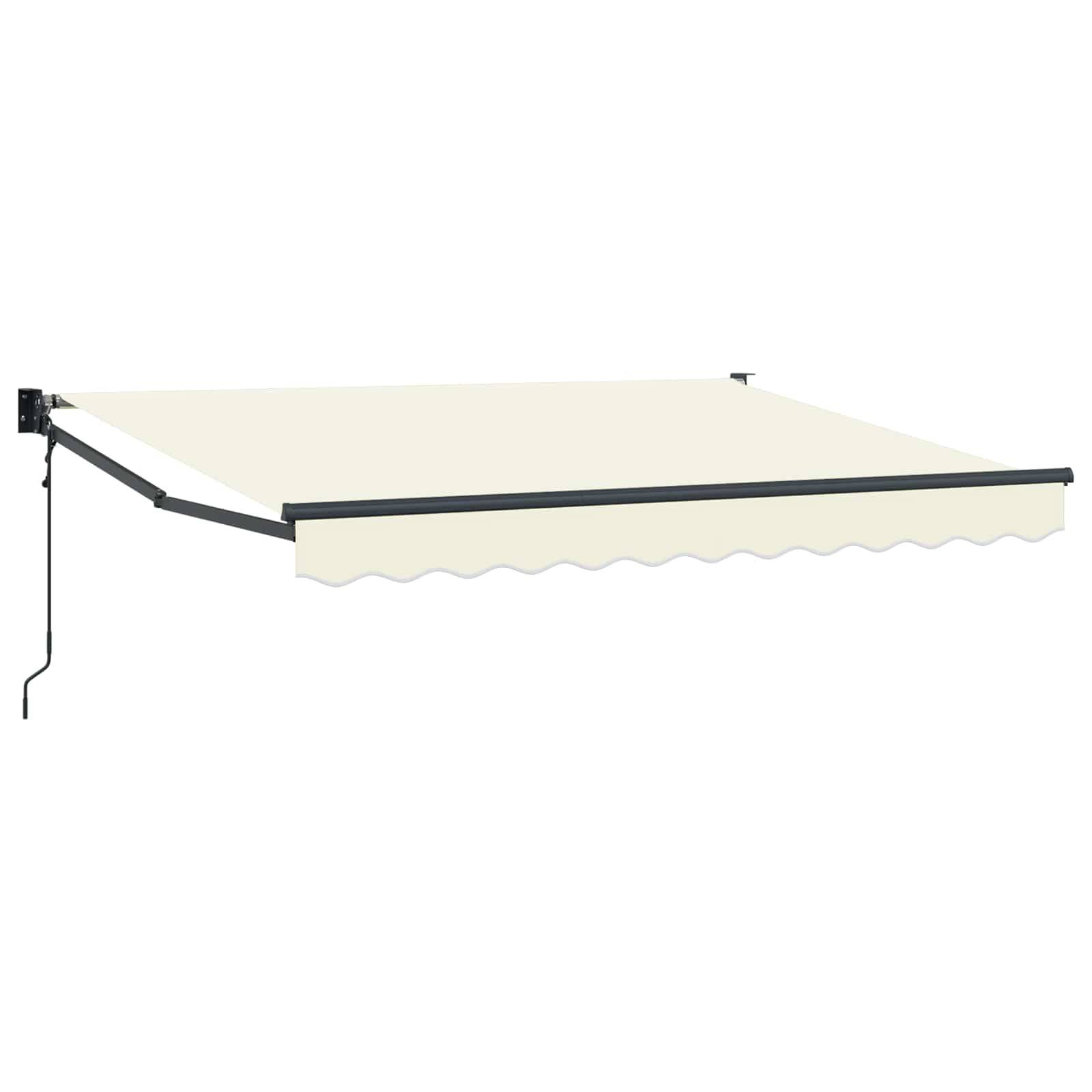 vidaXL Elektrische ausziehbare Markise Creme 3,5 x 2 m