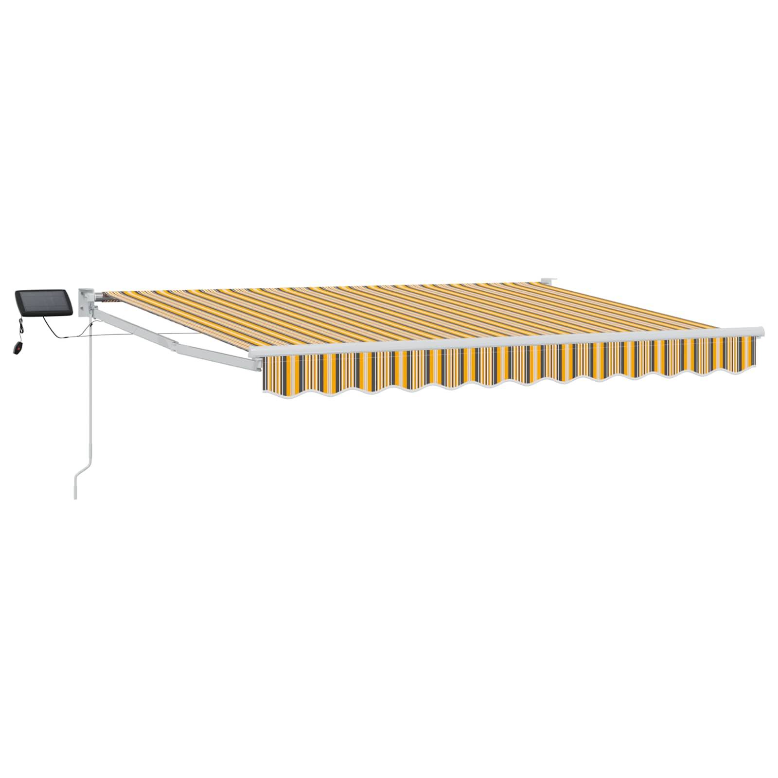 vidaXL Manuelle Gelenkarmmarkise mit LEDs 2,5 x 2 m