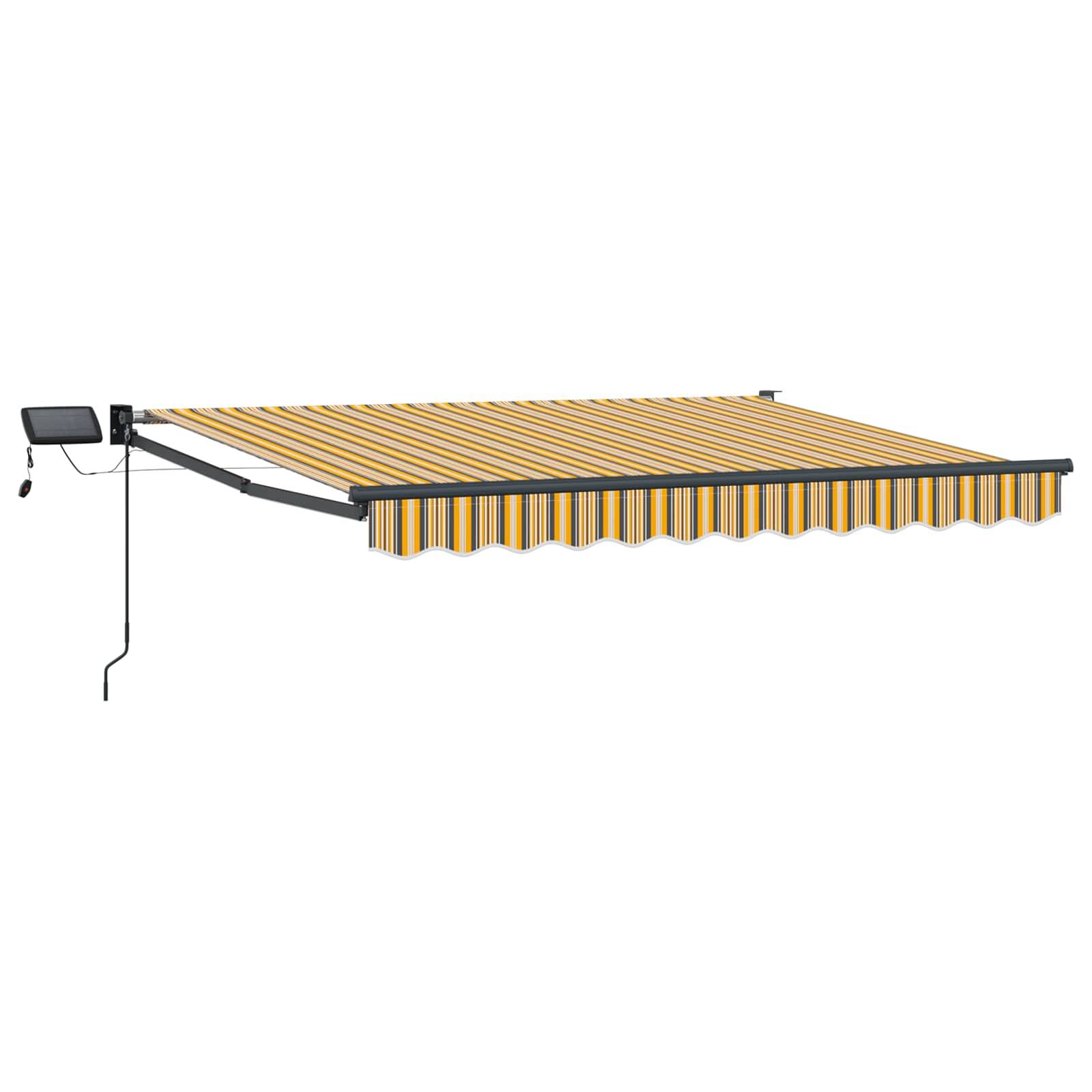 vidaXL Manuelle Gelenkarmmarkise mit LEDs 3 x 2 m
