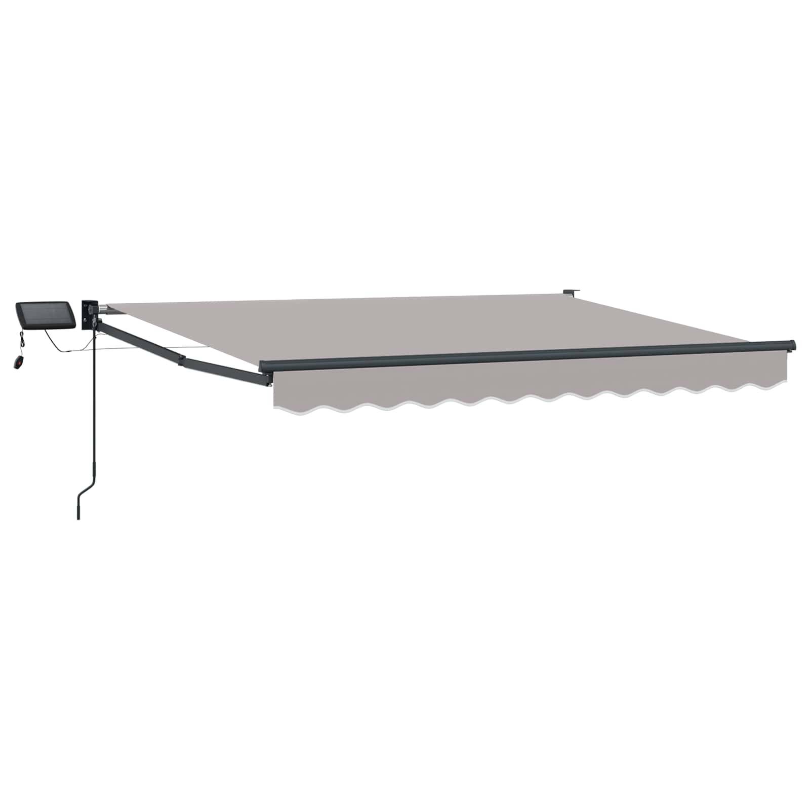 vidaXL Manuelle Gelenkarmmarkise mit LEDs 3 x 2 m