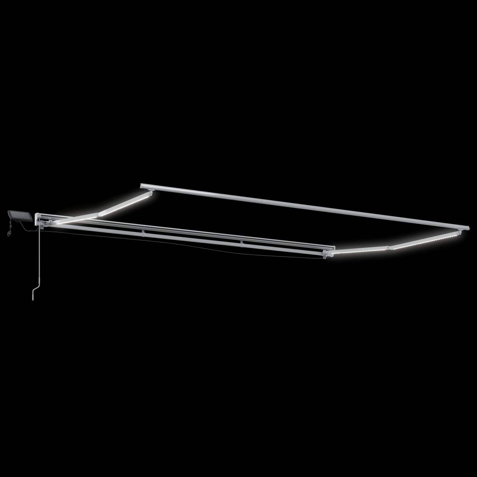 vidaXL Manueller Markisenrahmen mit LEDs 4,5 x 3,5 m