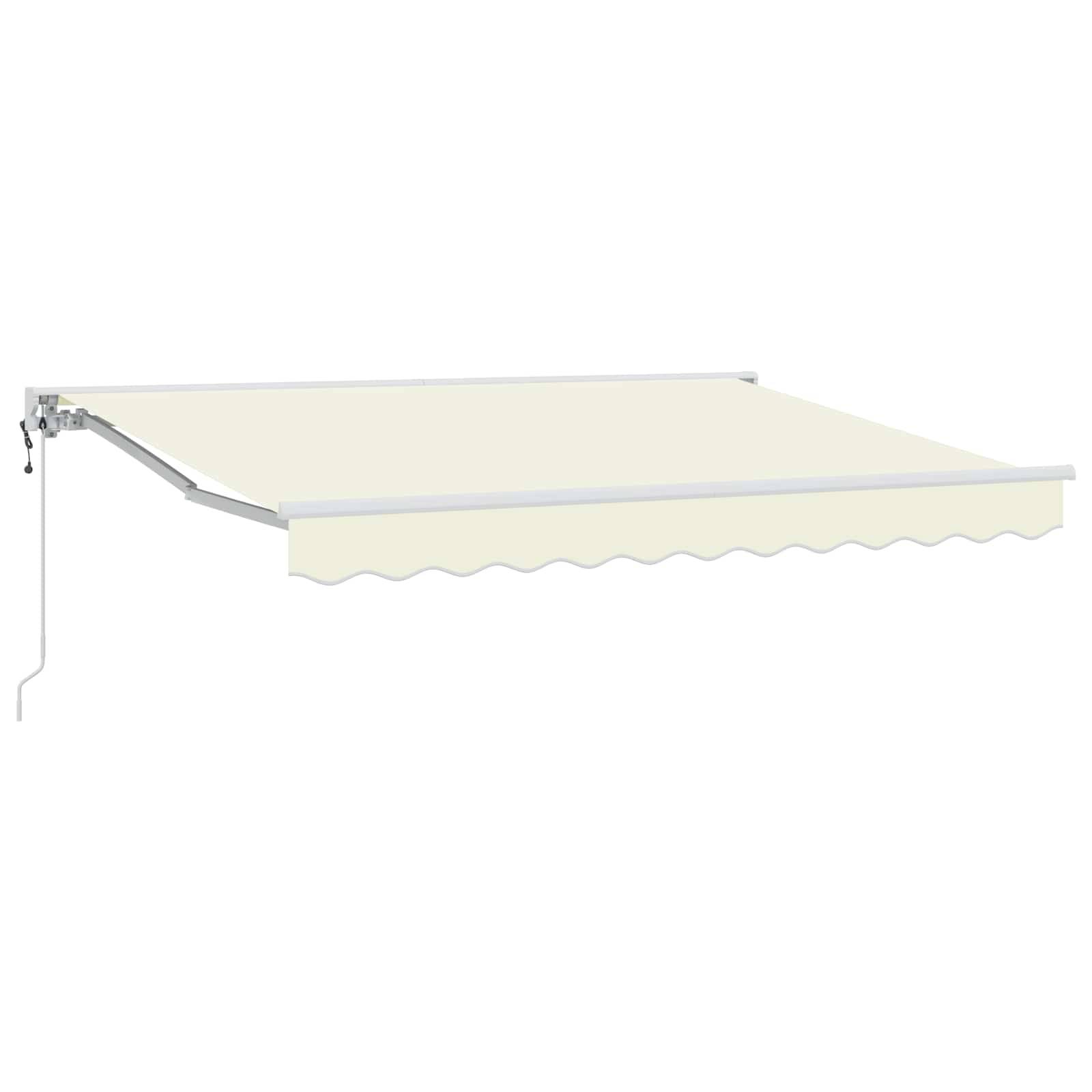 vidaXL Elektrische ausziehbare Markise Creme 3 x 2,5 m