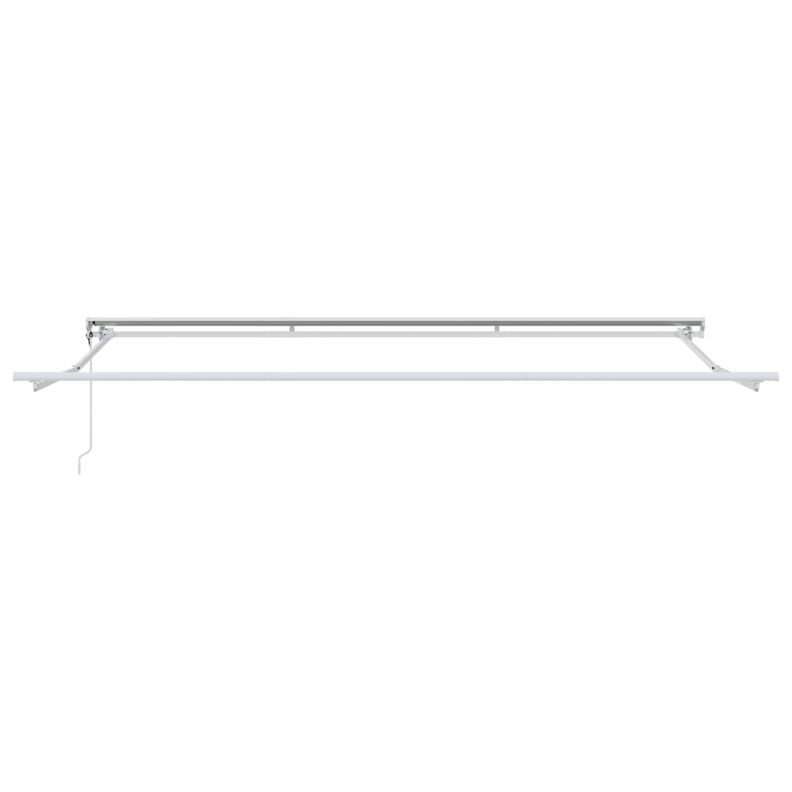 vidaXL Elektrische ausziehbare Markise Rot 4 × 3,5 m