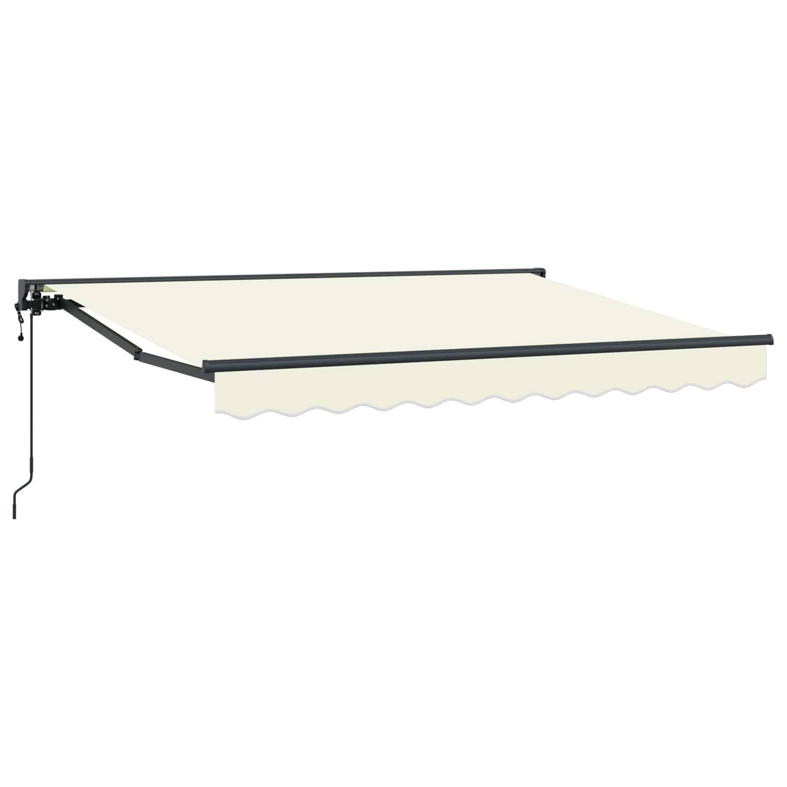 vidaXL Elektrische ausziehbare Markise Creme 3,5 x 2 m