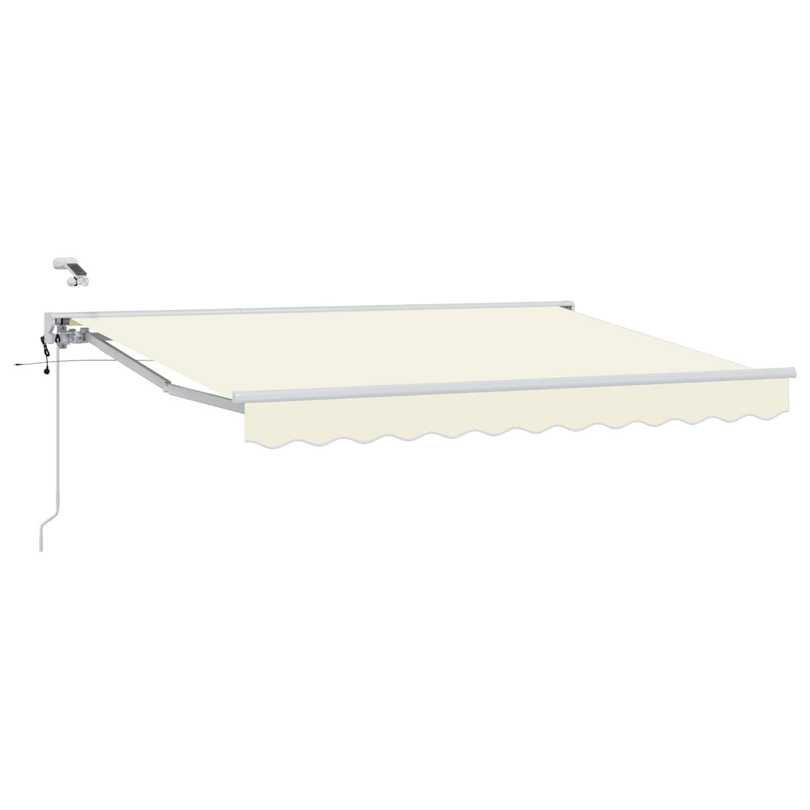 vidaXL Elektrische ausziehbare Markise Creme 3,5 x 2 m