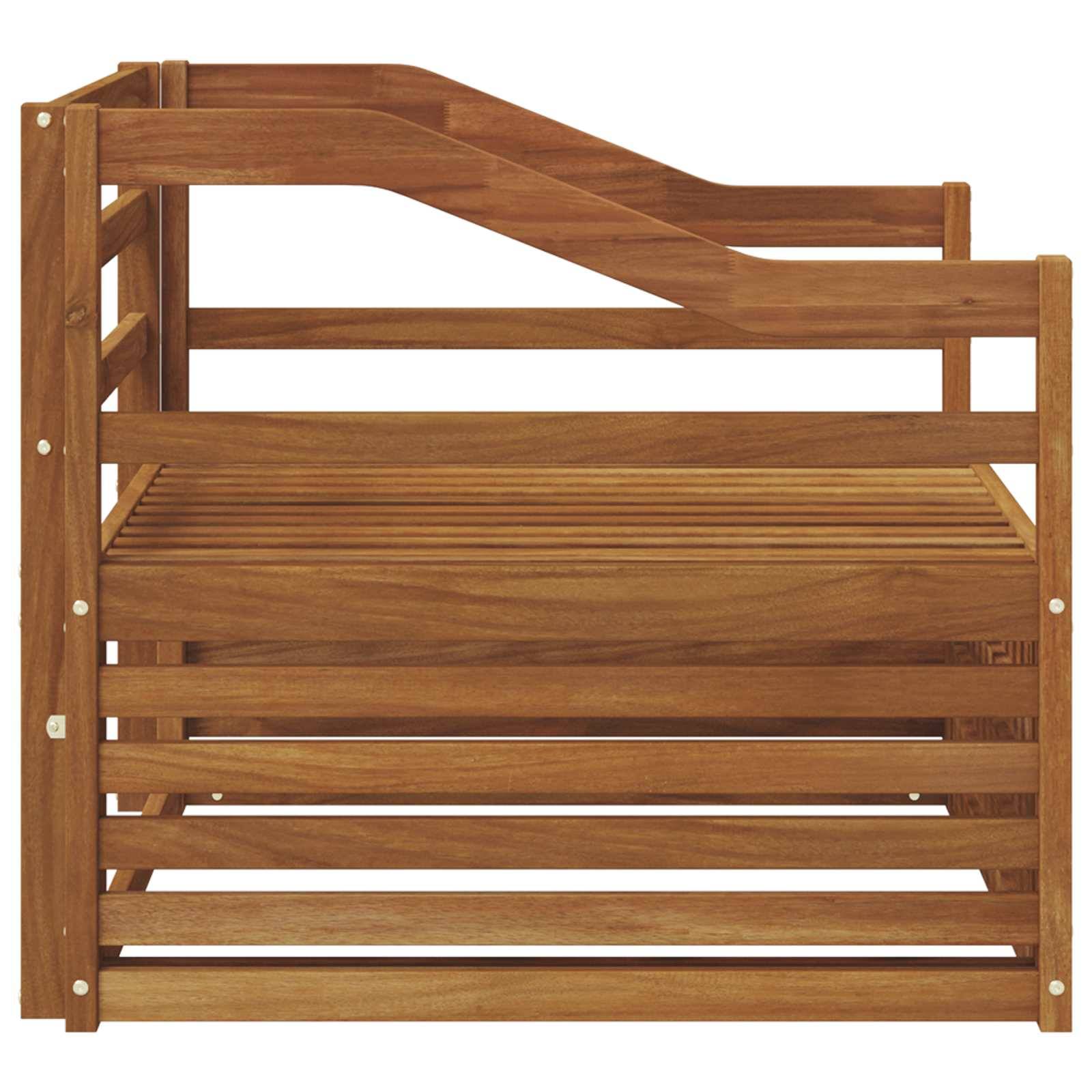 vidaXL Outdoor-Sofagarnitur Massivholz Akazie Natur