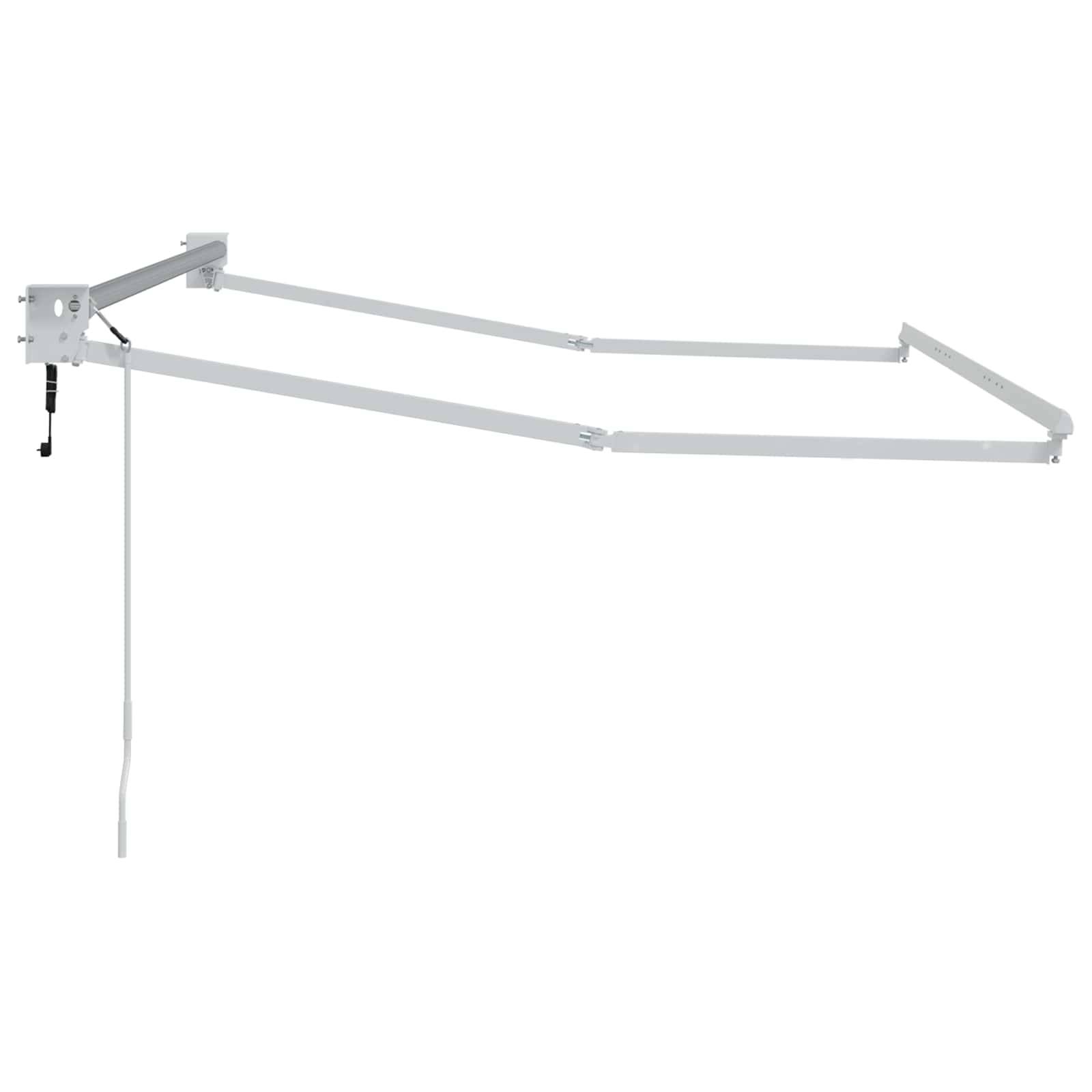 vidaXL Elektrisches Markisenrahmen Weiß 3 x 2 m Aluminium