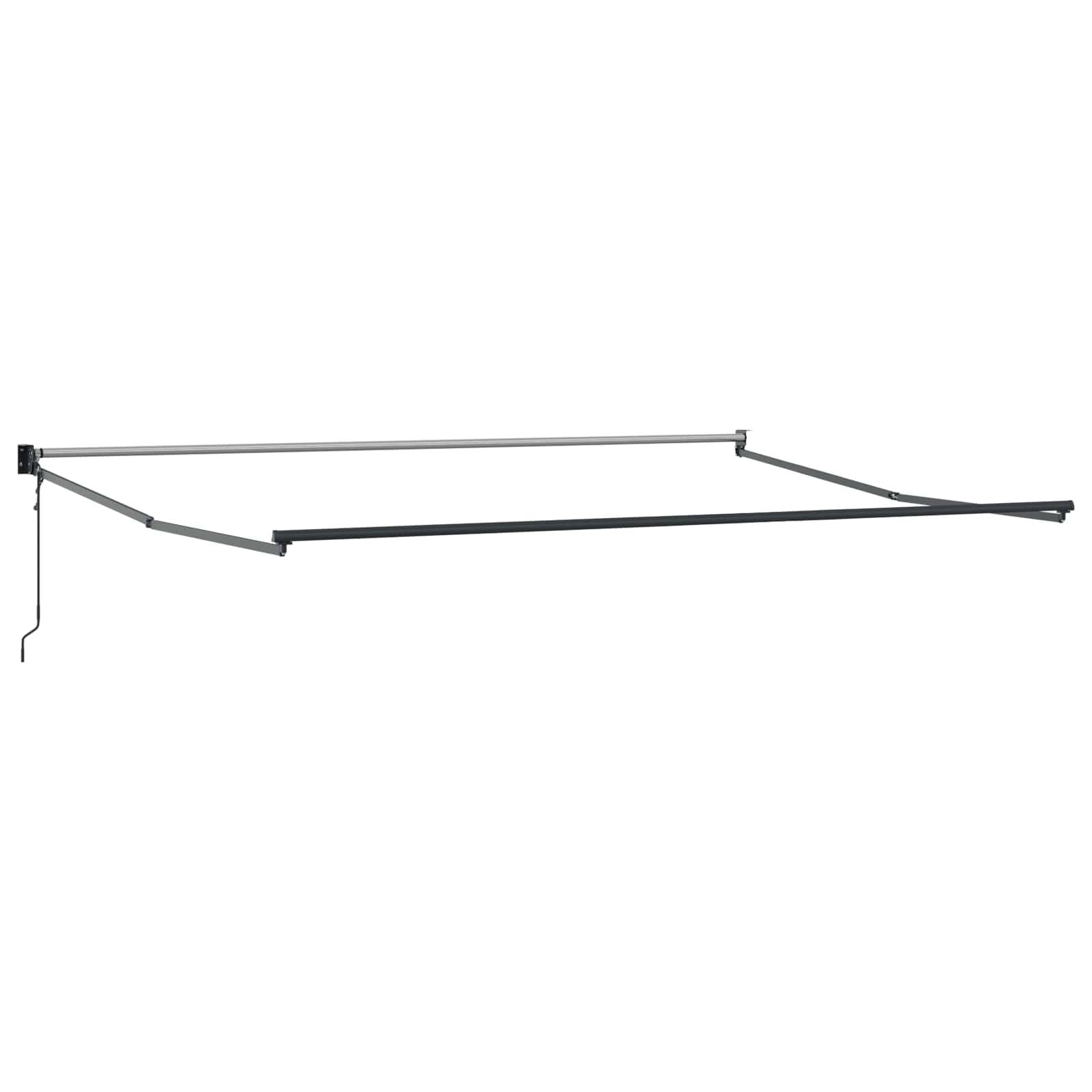 vidaXL Elektrisches Markisenrahmen Anthrazit 4 x 2 m Aluminium