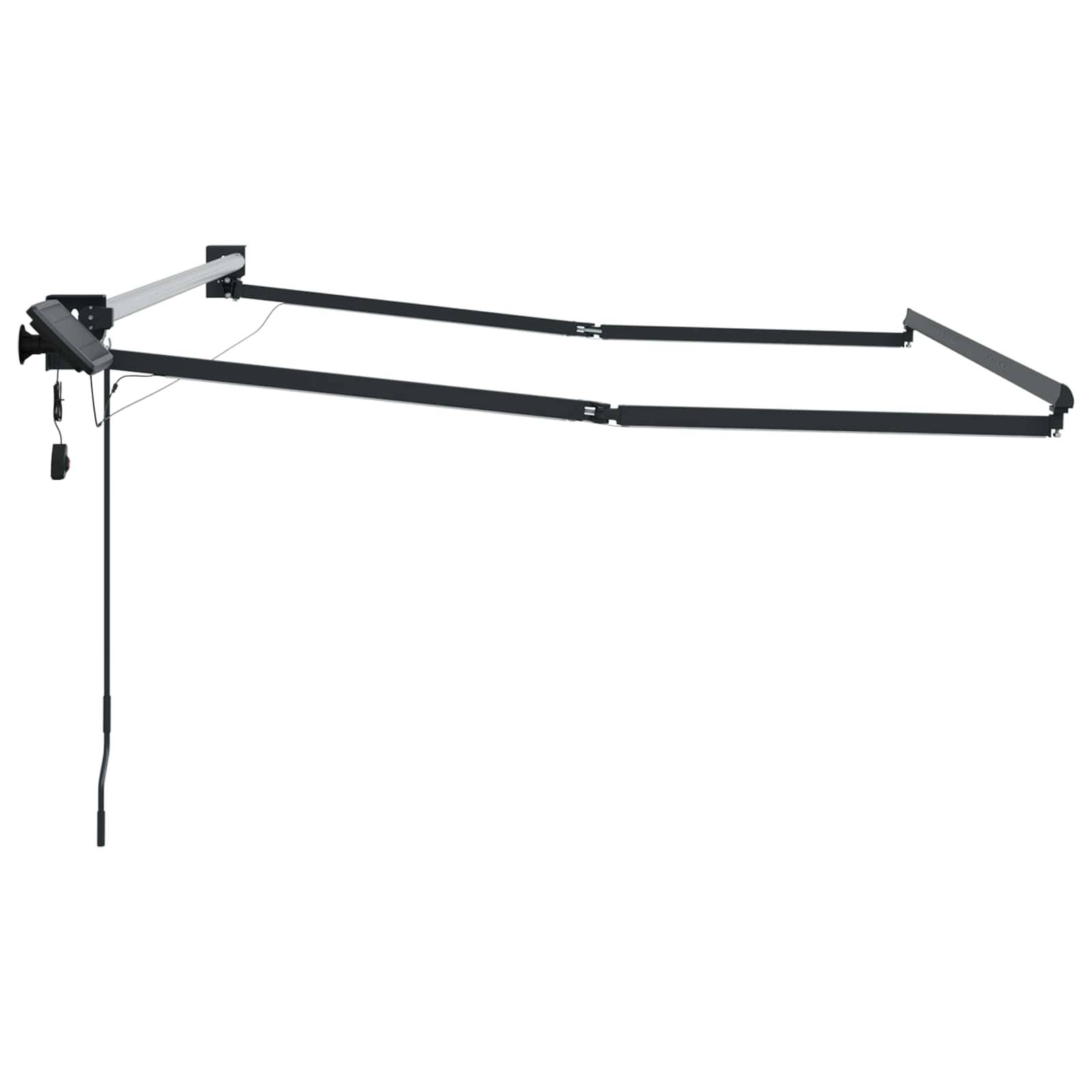 vidaXL Elektrisches Markisenrahmen Anthrazit 3 x 2,5 m Aluminium