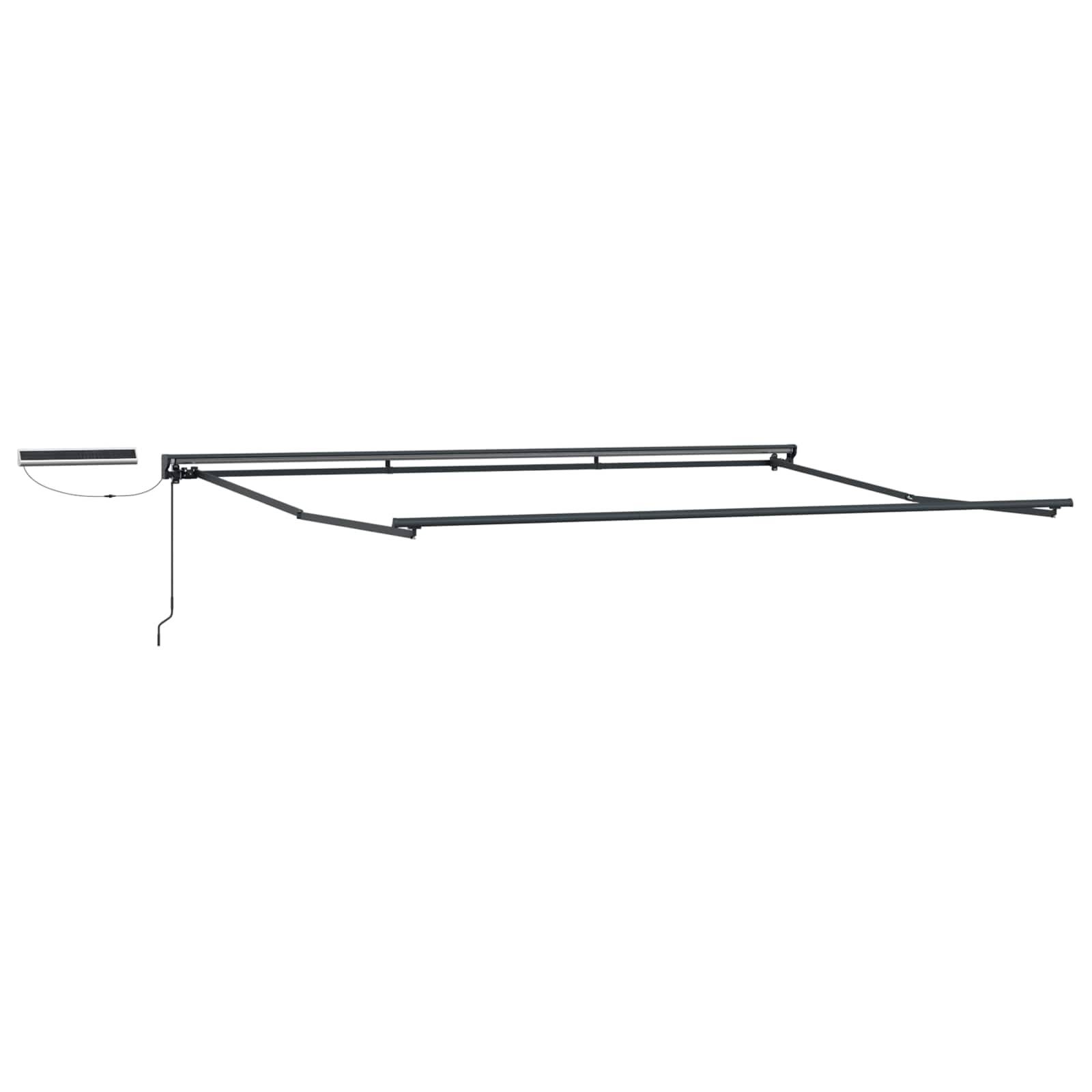 vidaXL Elektrisches Markisenrahmen Anthrazit 5 x 3,5 m Stahl