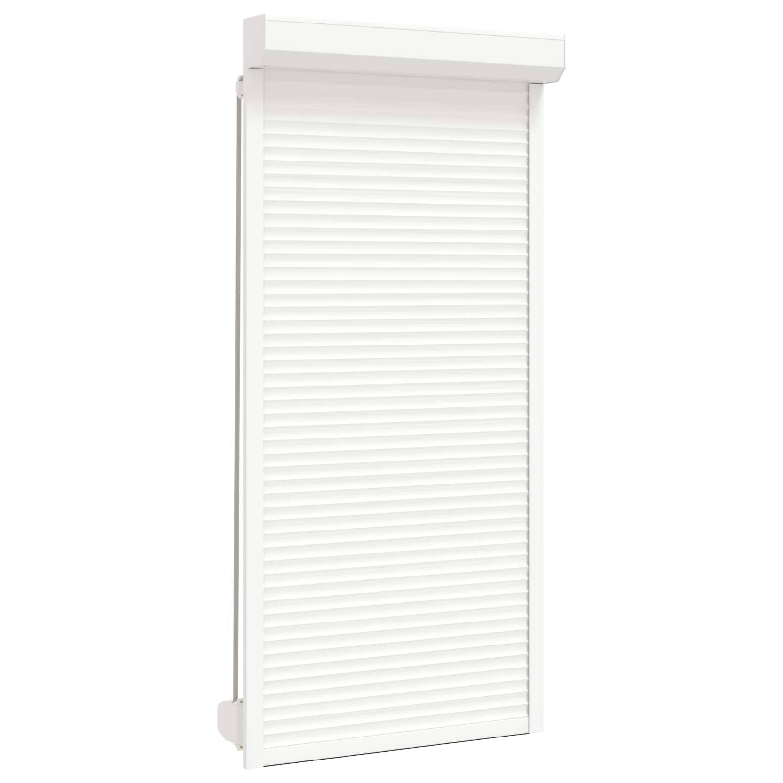 vidaXL Rollladen Weiß 100 x 210 cm Aluminium und Polyurethan