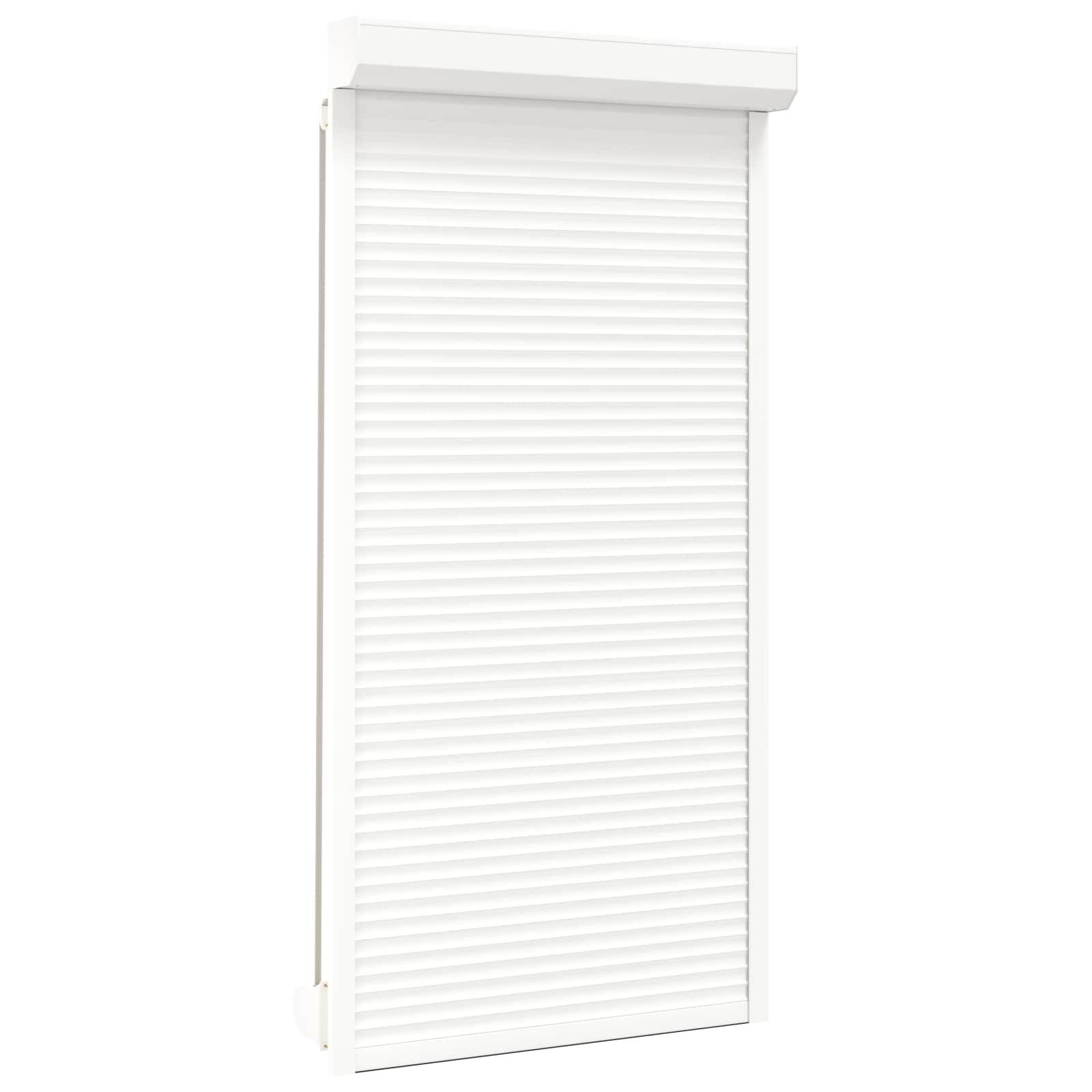 vidaXL Rollladen Weiß 110 x 220 cm Aluminium und Polyurethan