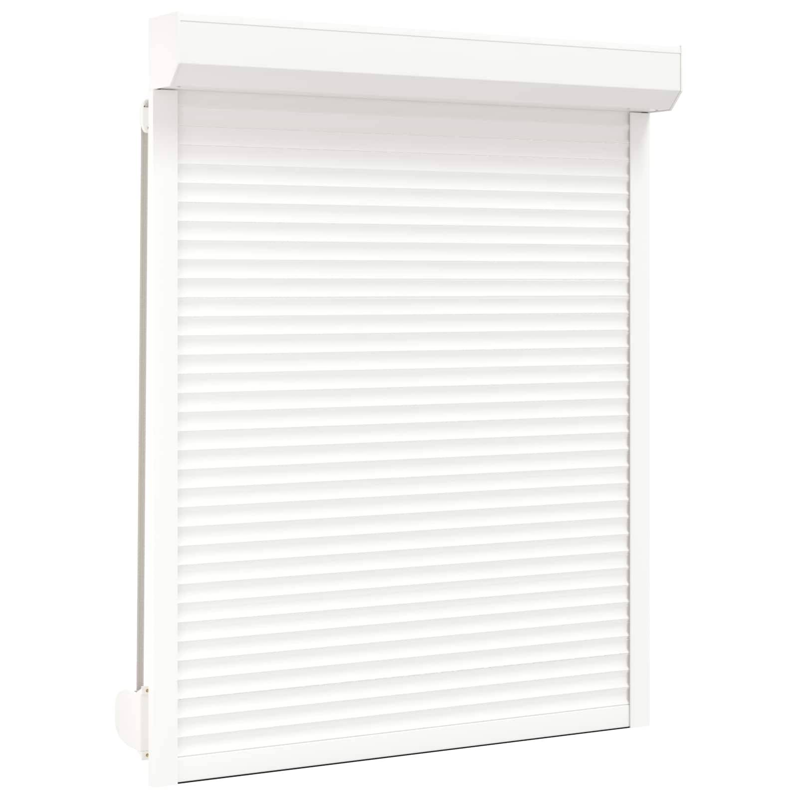 vidaXL Rollladen Weiß 120 x 150 cm Aluminium und Polyurethan