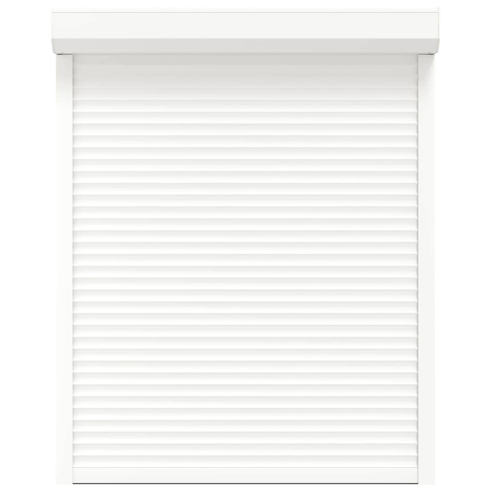 vidaXL Rollladen Weiß 120 x 150 cm Aluminium und Polyurethan