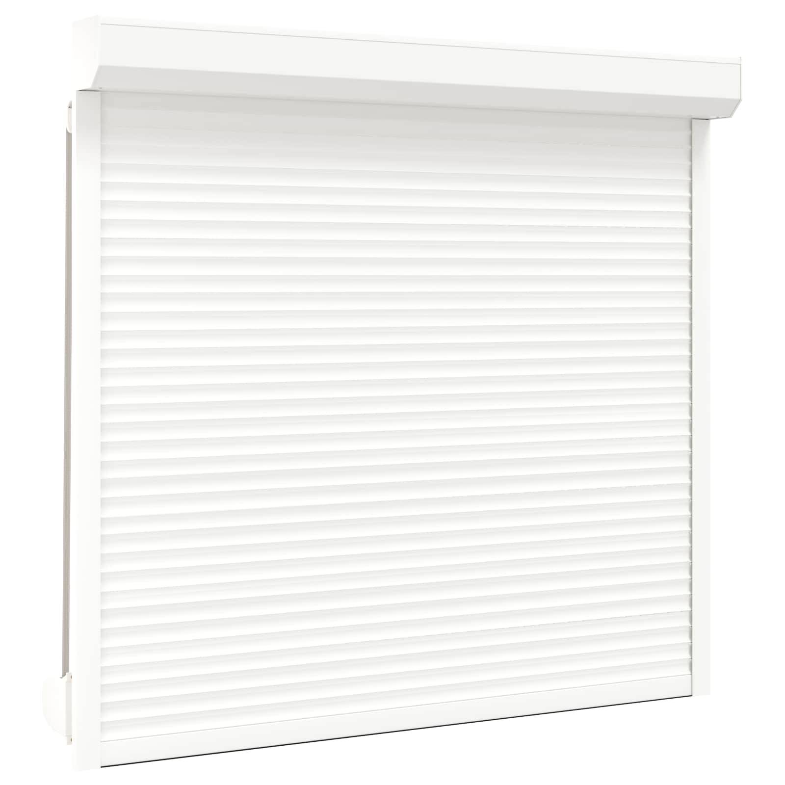 vidaXL Rollladen Weiß 160 x 150 cm Aluminium und Polyurethan