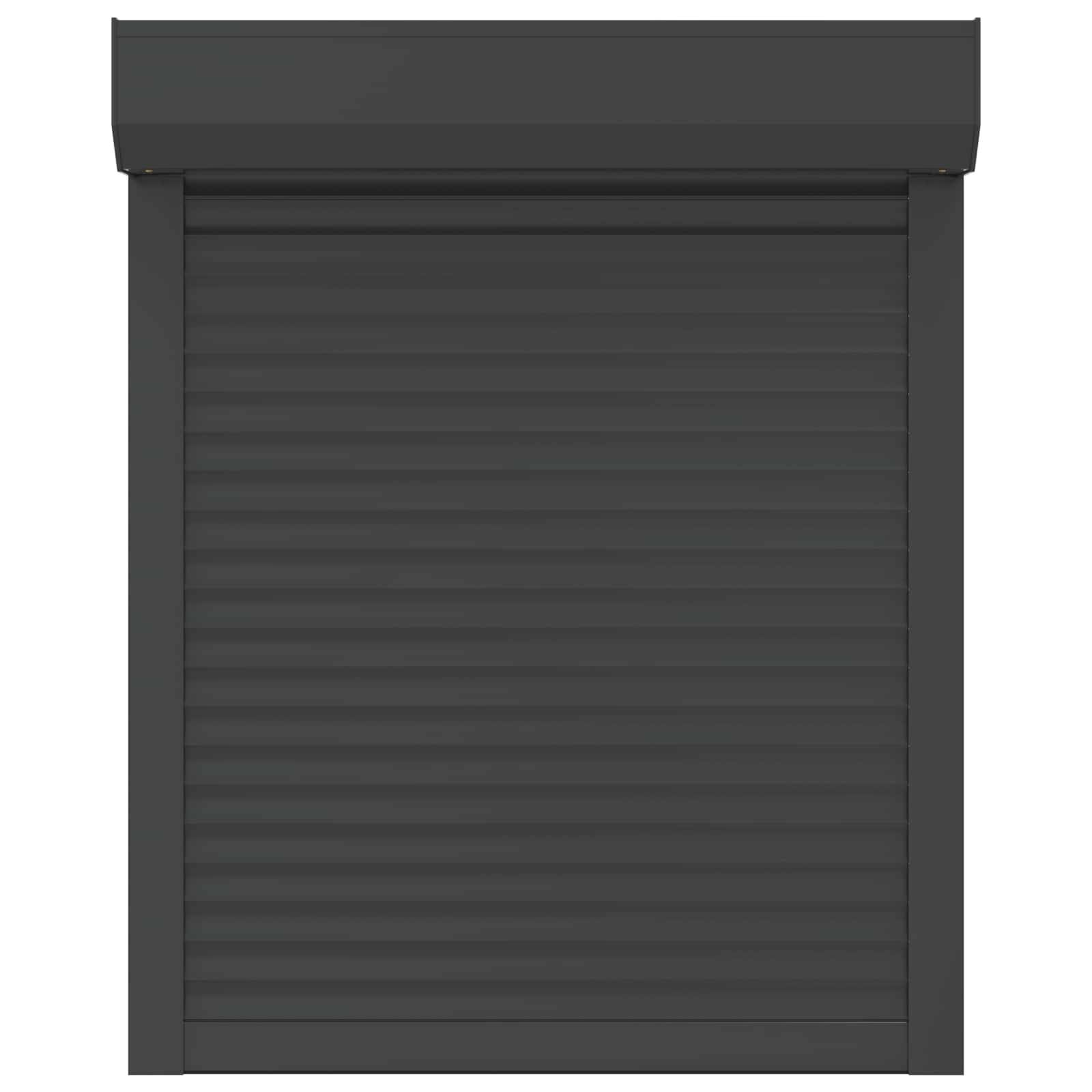 vidaXL Rollladen Anthrazit 70 x 100 cm Aluminium und Polyurethan