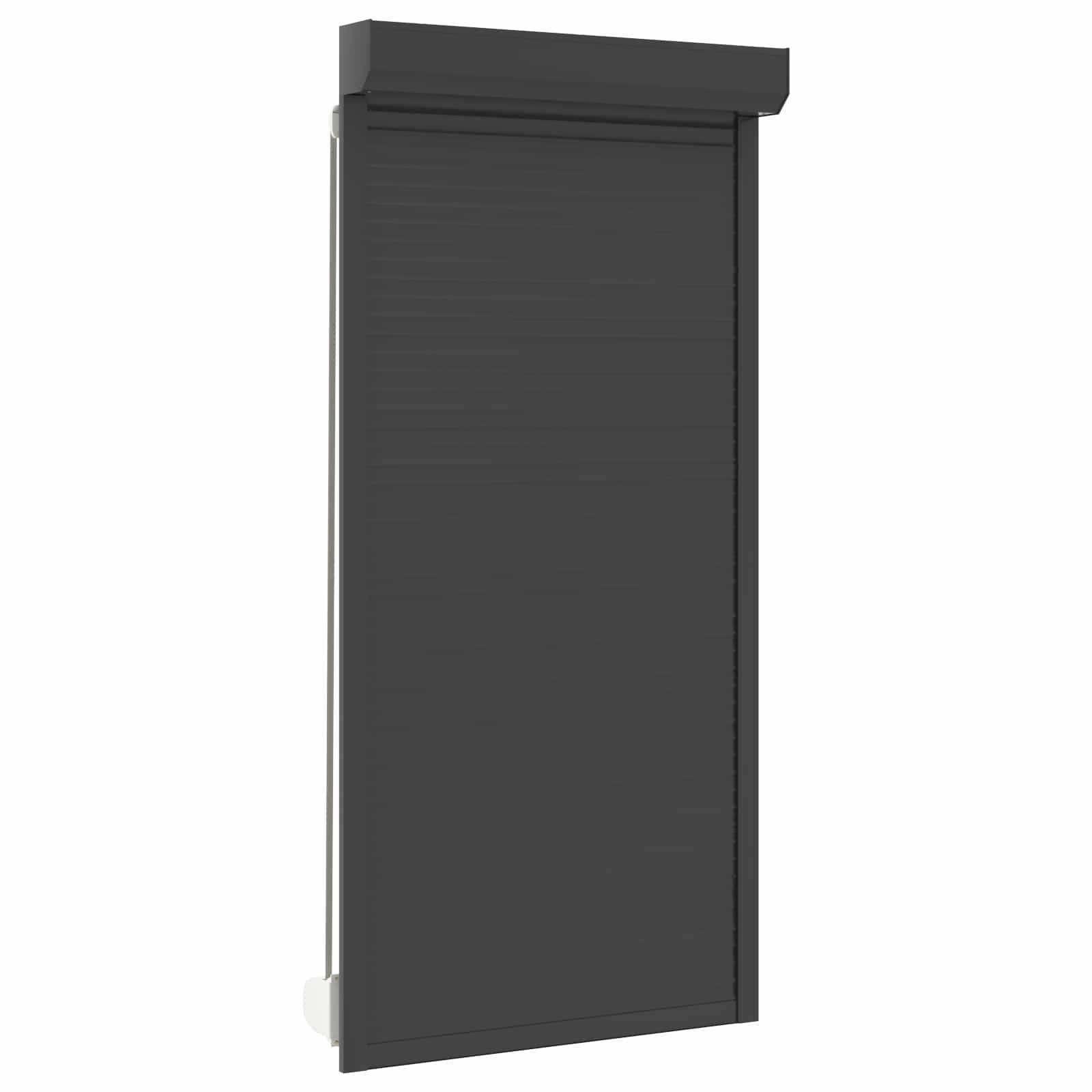 vidaXL Rollladen Anthrazit 100 x 210 cm Aluminium und Polyurethan
