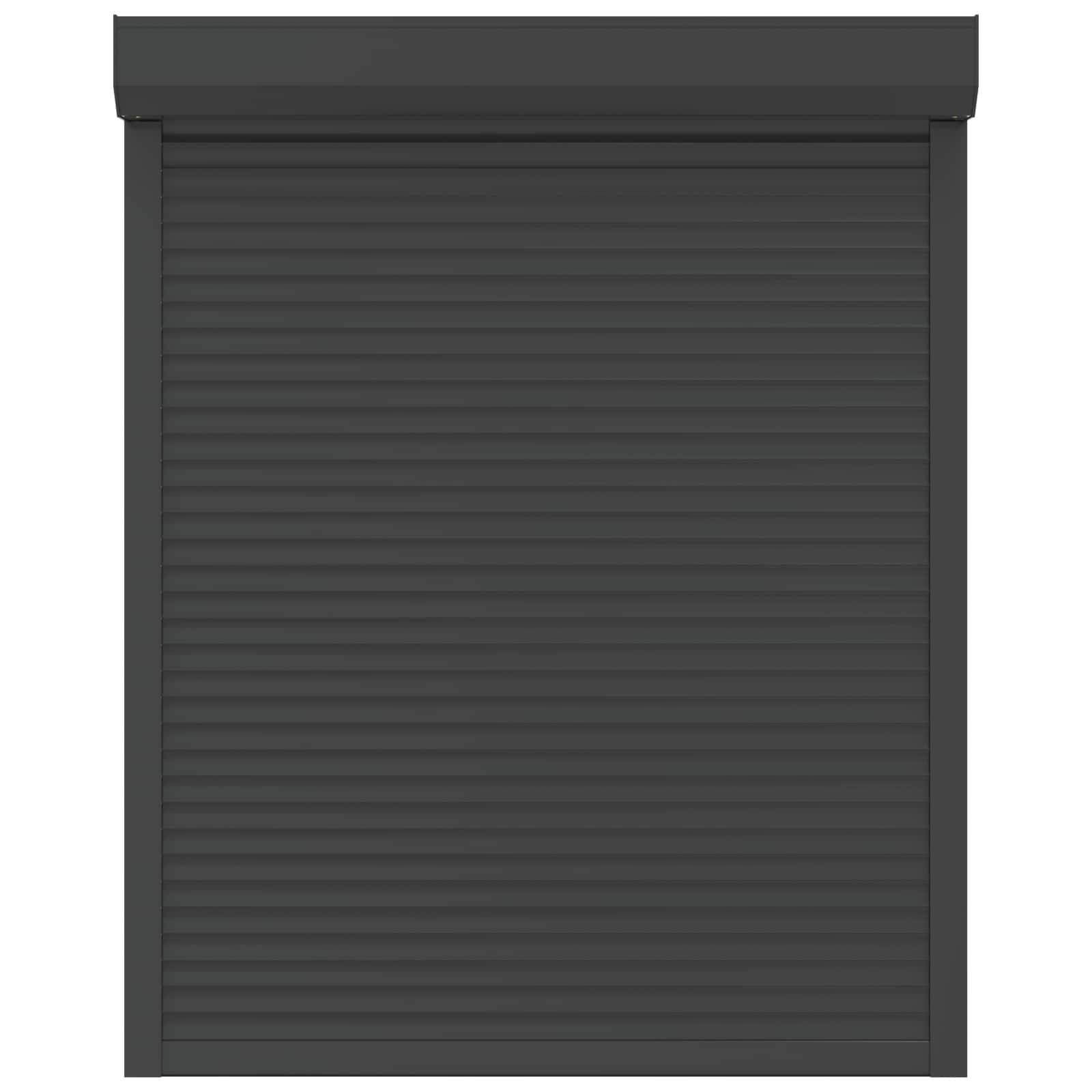 vidaXL Rollladen Anthrazit 120 x 150 cm Aluminium und Polyurethan