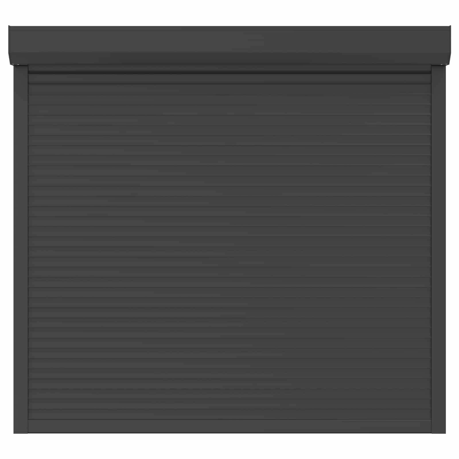 vidaXL Rollladen Anthrazit 160 x 150 cm Aluminium und Polyurethan