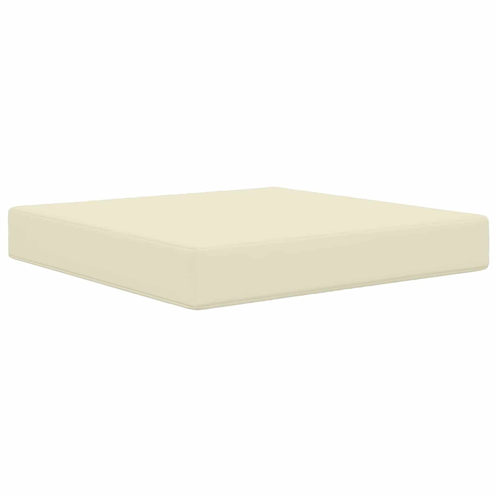 vidaXL Sofakissen für draußen Creme 60 x 60 x 8 cm Polyester
