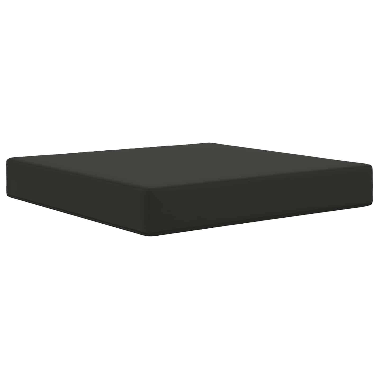 vidaXL Sofakissen für draußen Schwarz 60 x 60 x 8 cm Polyester
