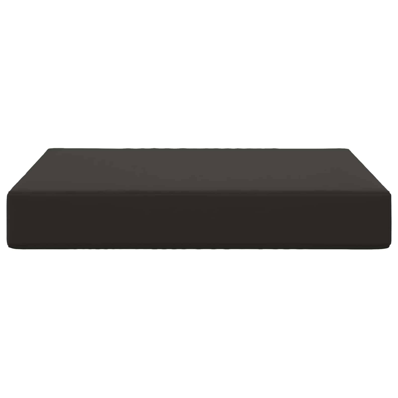 vidaXL Sofakissen für draußen Schwarz 60 x 60 x 8 cm Polyester