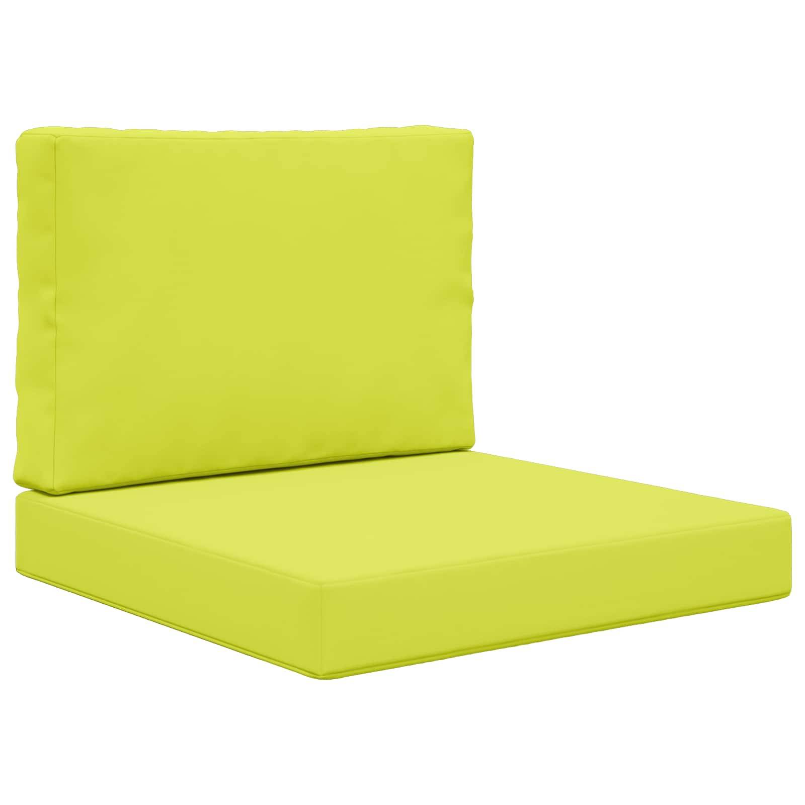 vidaXL Sofakissen für draußen 2 pcs Grün Polyester