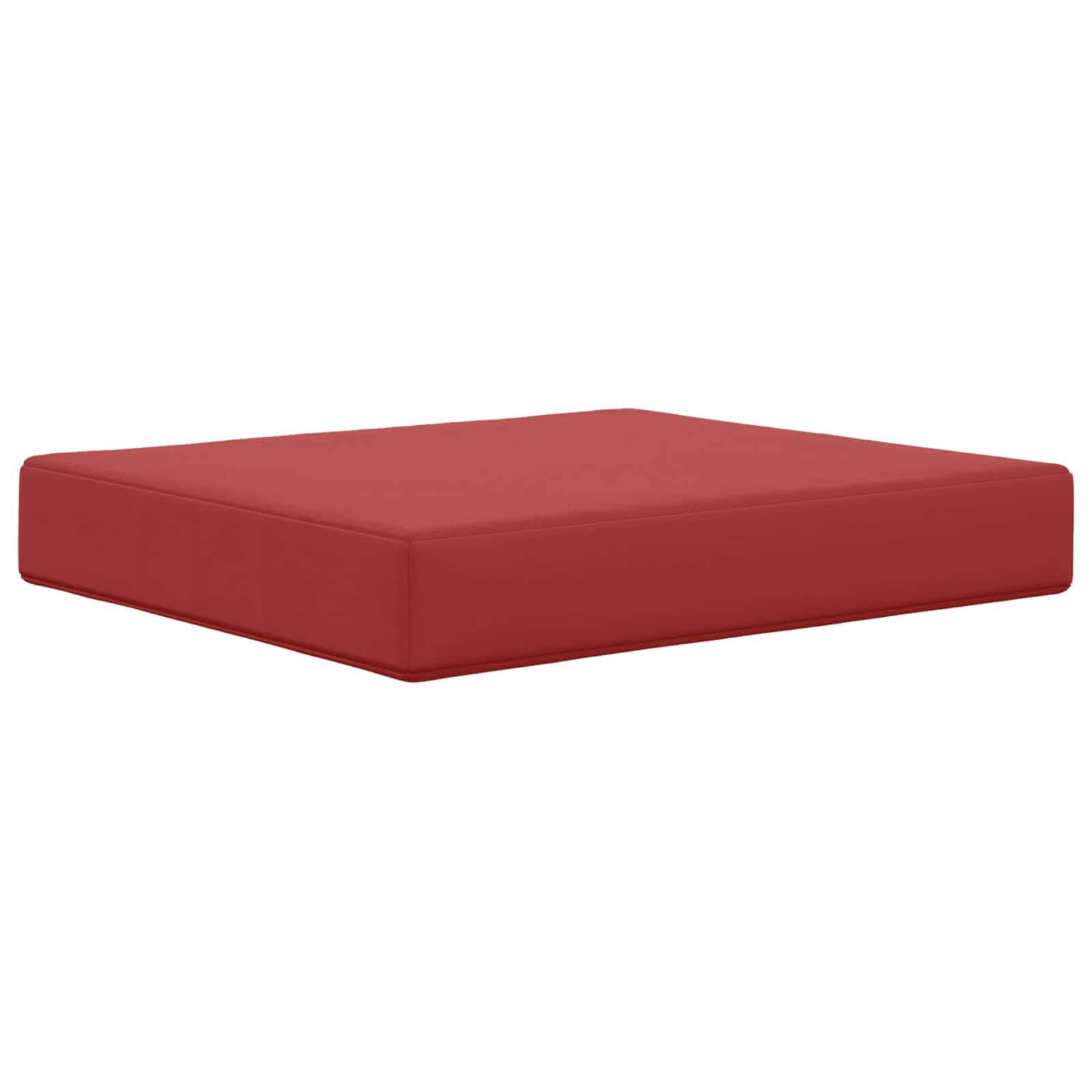 vidaXL Sofakissen für draußen 2 pcs Weinrot Polyester