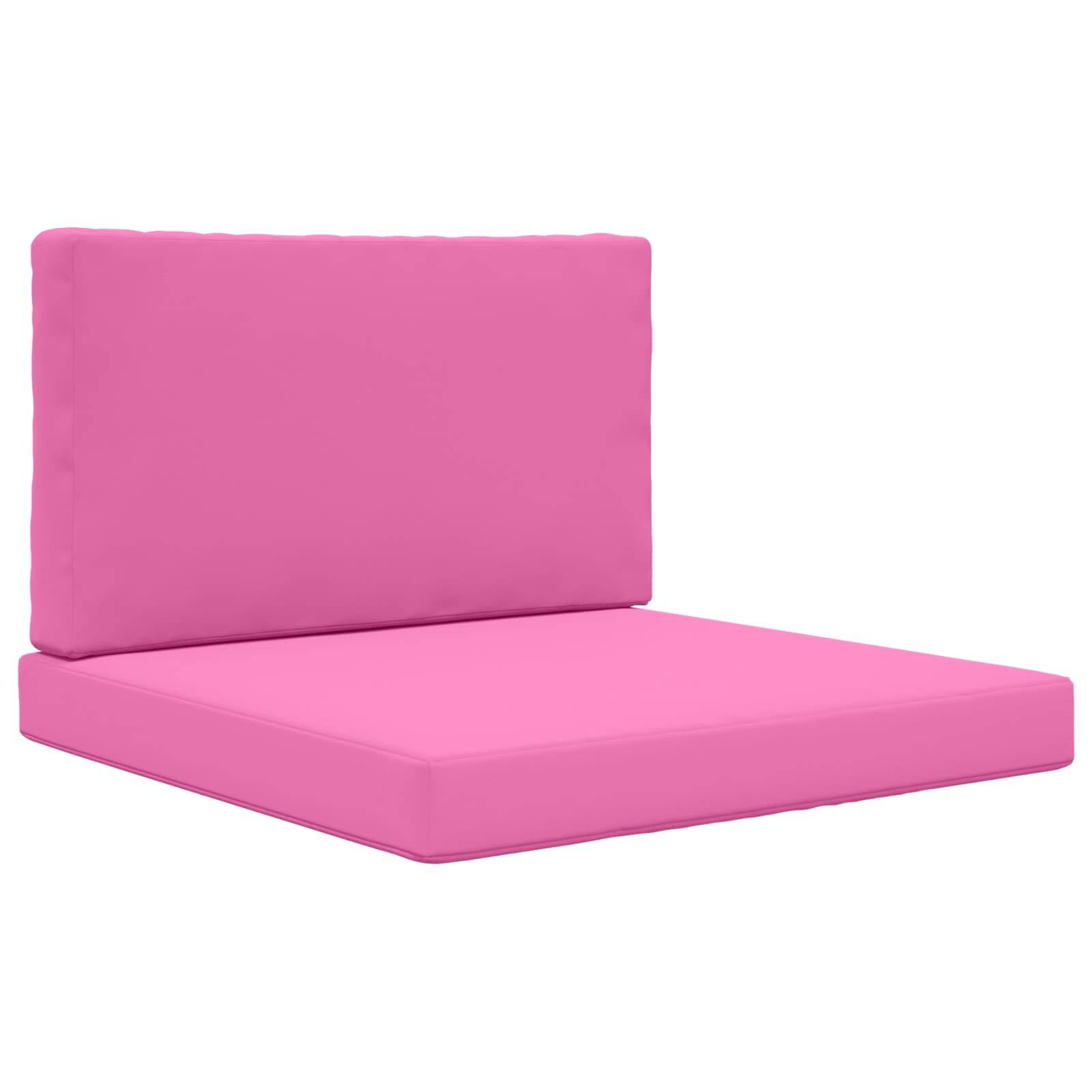 vidaXL Sofakissen für draußen 2 pcs Rosa Polyester