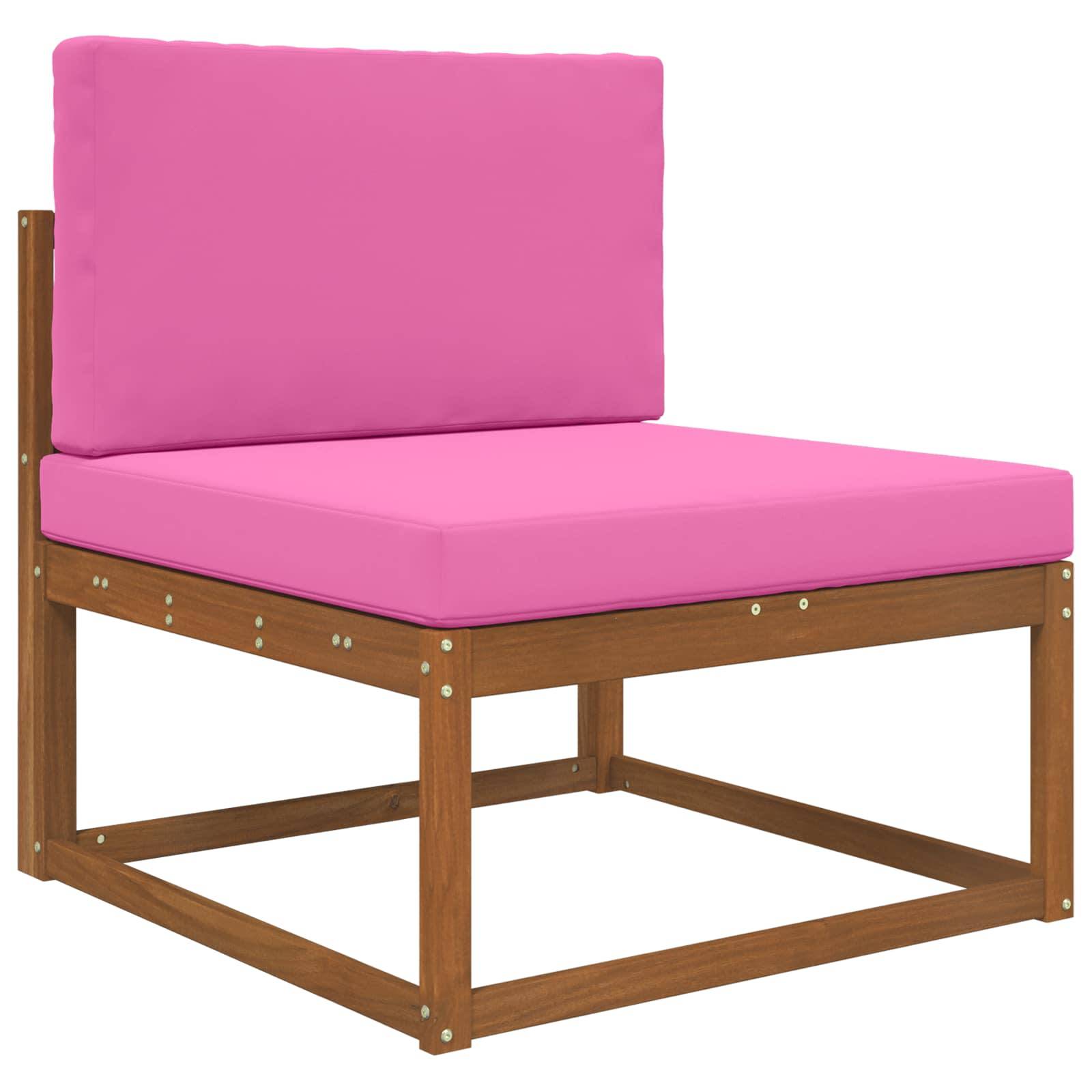 vidaXL Sofakissen für draußen 2 pcs Rosa Polyester