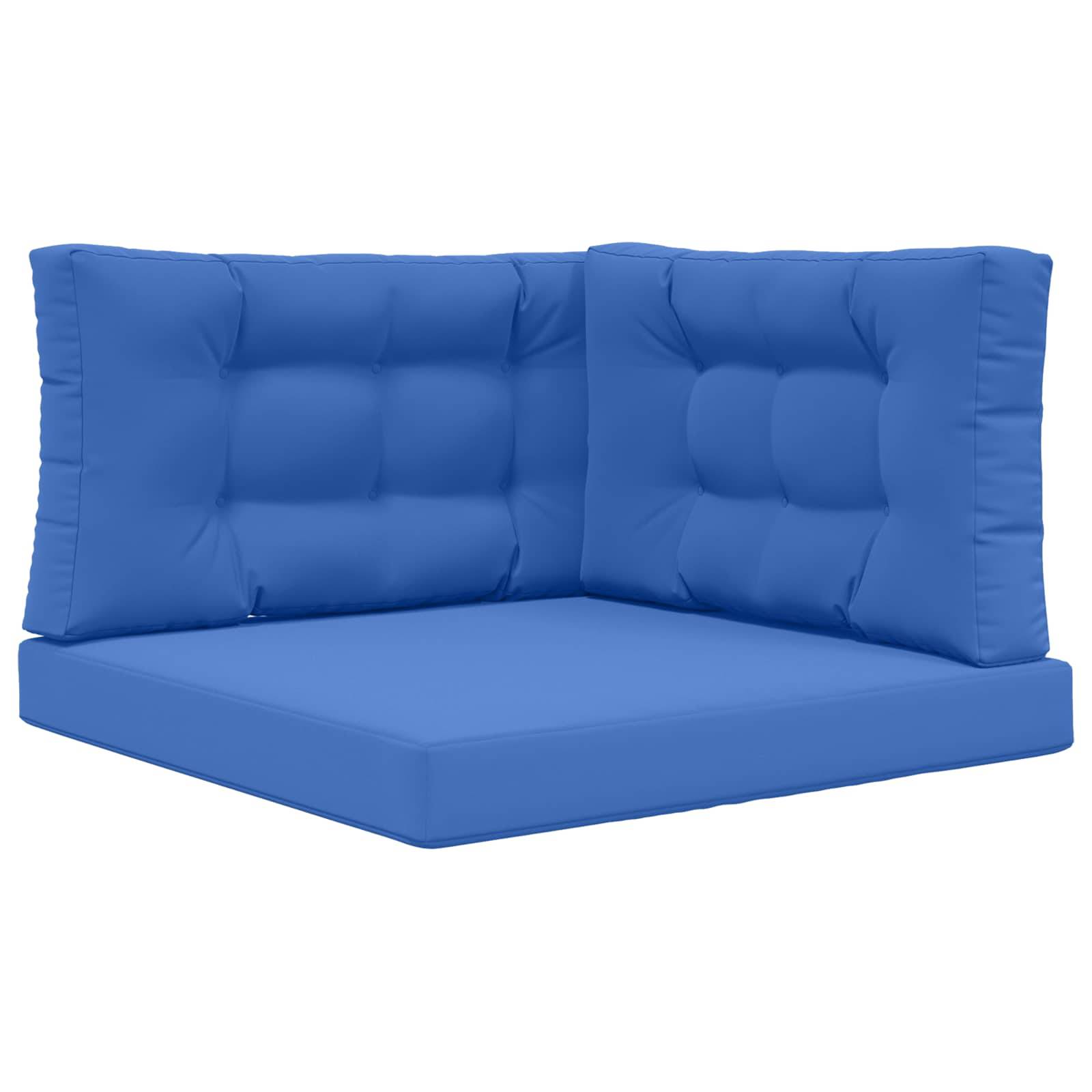 vidaXL Sofakissen für draußen 3 pcs Türkis Polyester