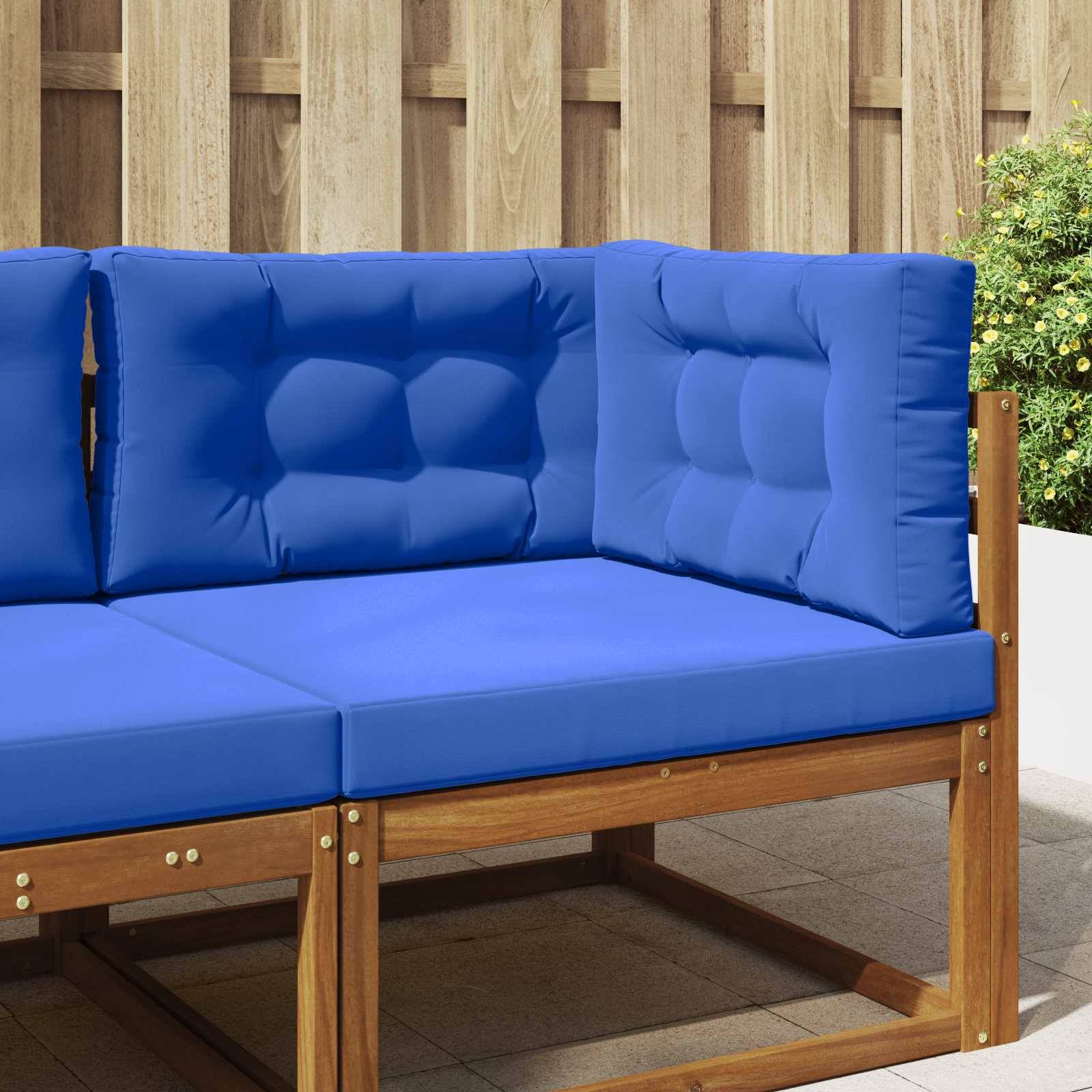 vidaXL Sofakissen für draußen 3 pcs Türkis Polyester