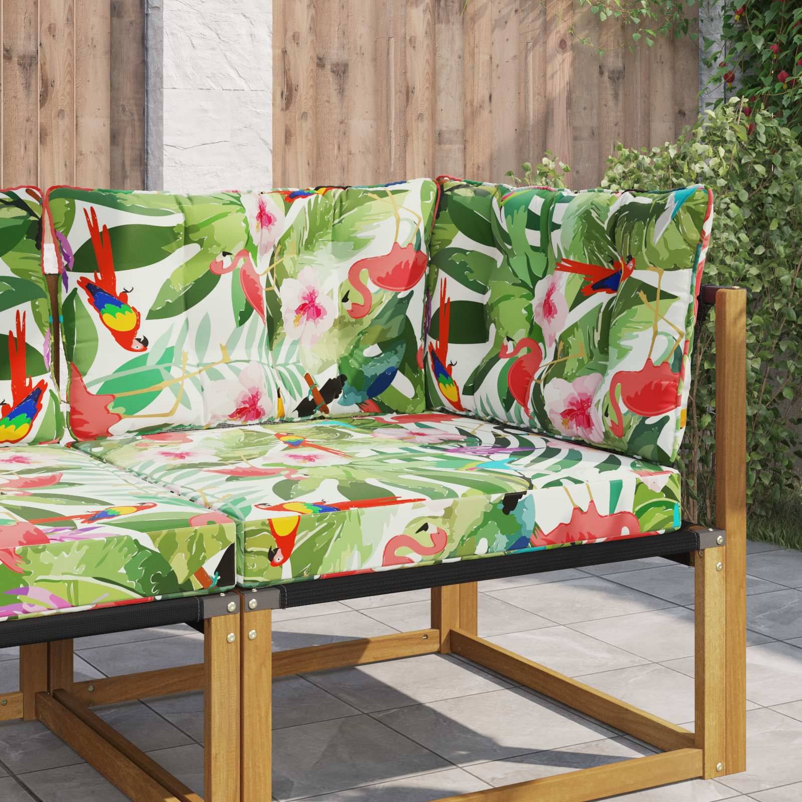 vidaXL Sofakissen für draußen 3 pcs Bunt Polyester
