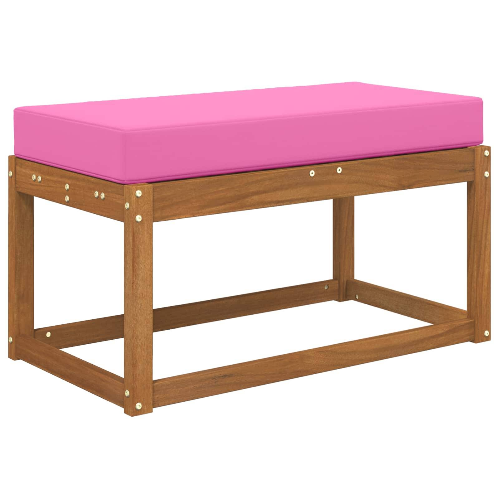 vidaXL Sitzkissen Rosa 80 x 40 x 8 cm 100 % Polyester