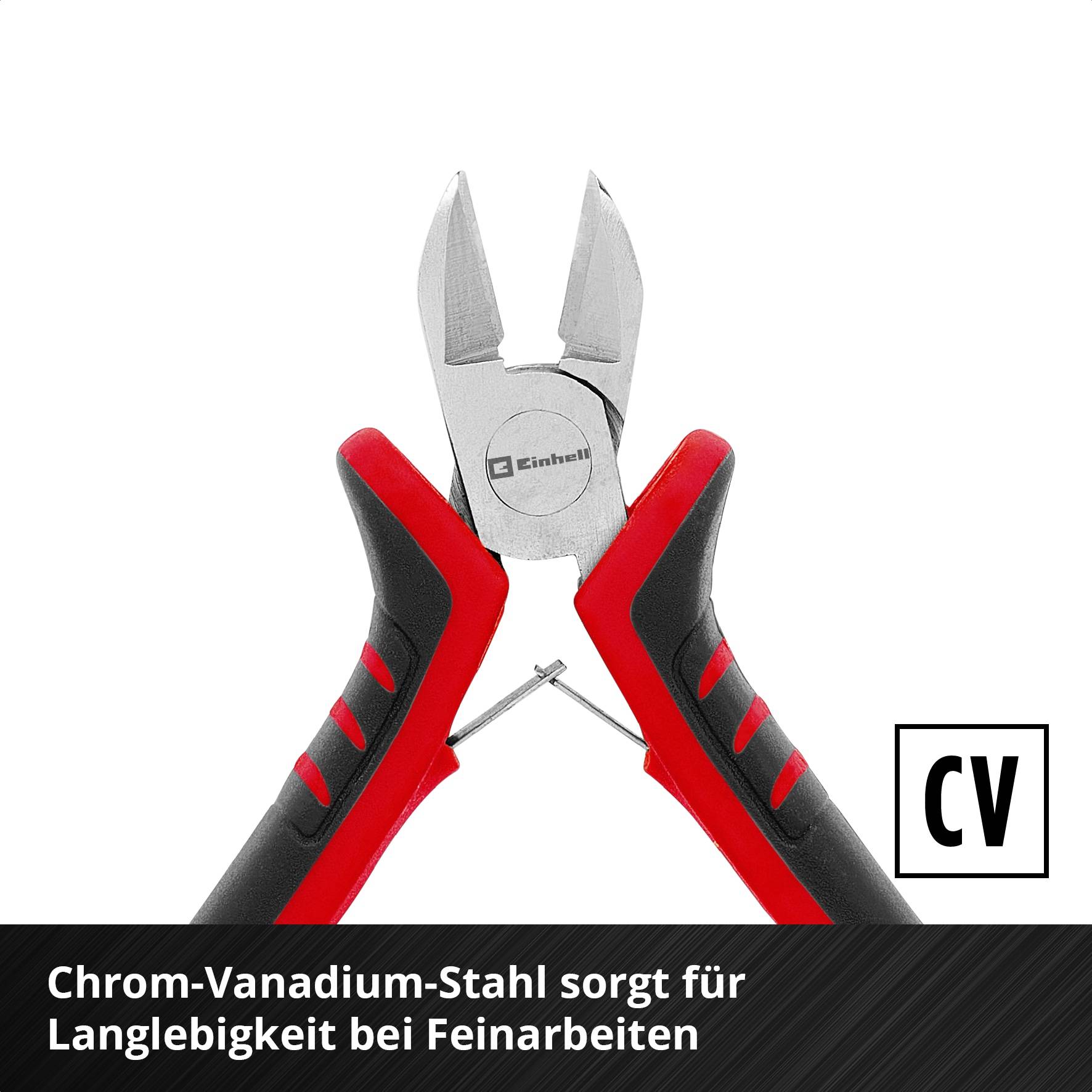 EINHELL Feinmechaniker-Zangen-Set, 370532, 4-teilig