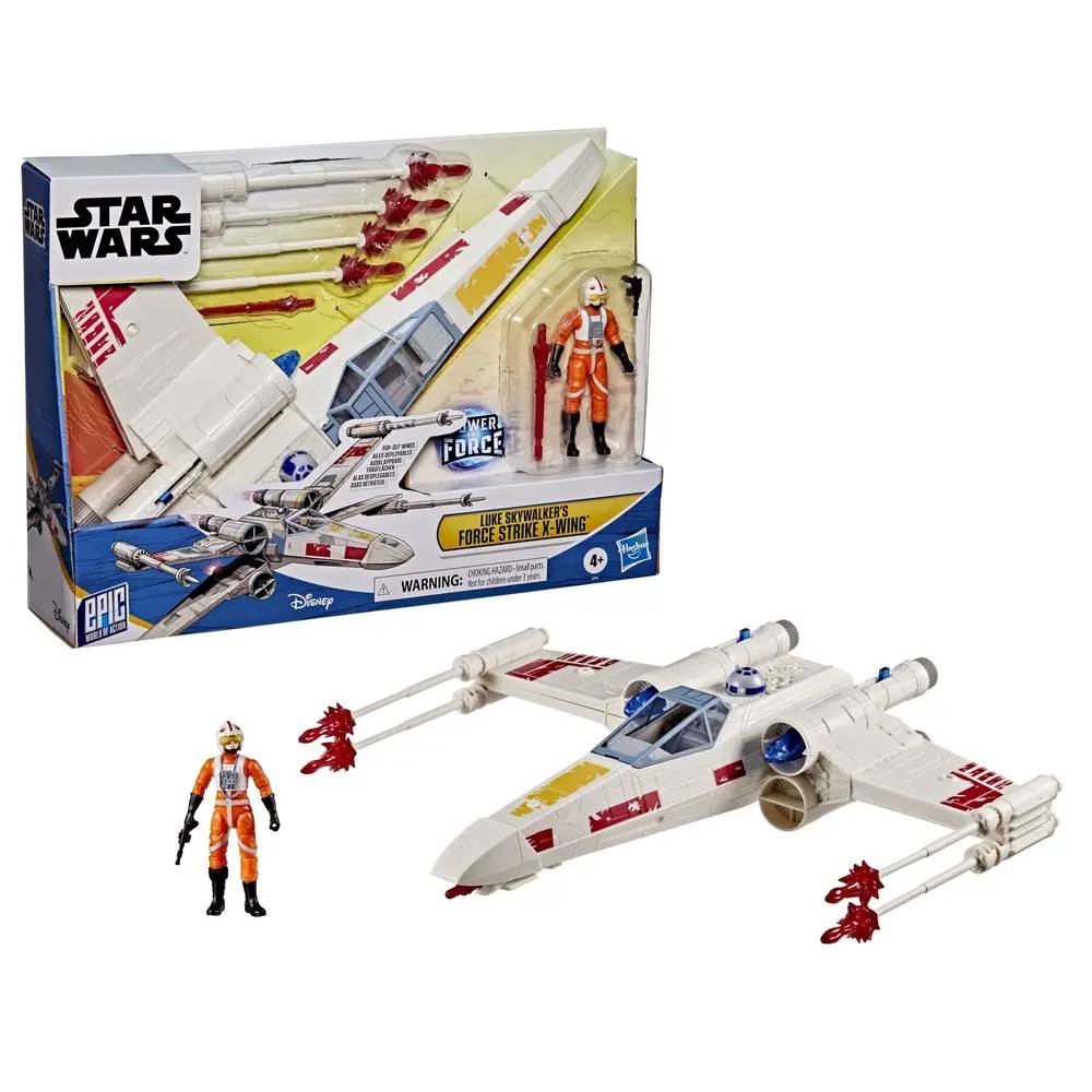 Hasbro G0768 - Star Wars Epic World of Action Luke Skywalker’s Force Strike X-Wing