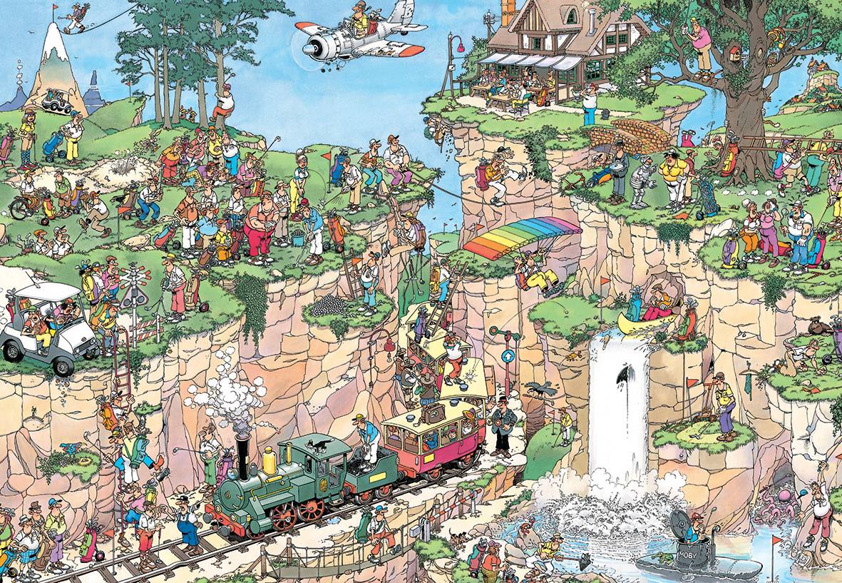 Jan van Haasteren, Der Golfplatz, 5000 Teile Puzzle