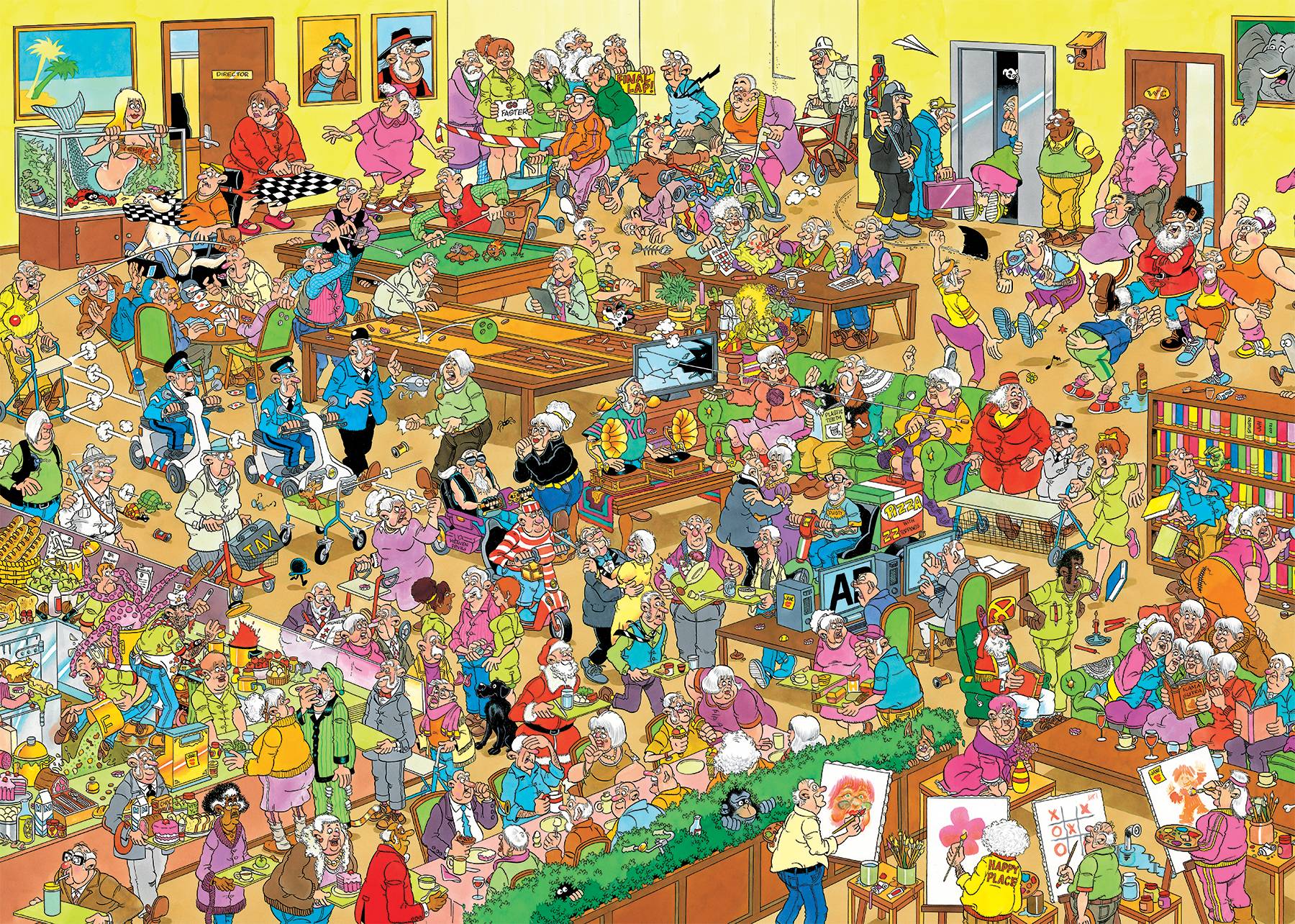 Jan van Haasteren - Das Seniorenheim 1000 Teile Puzzle