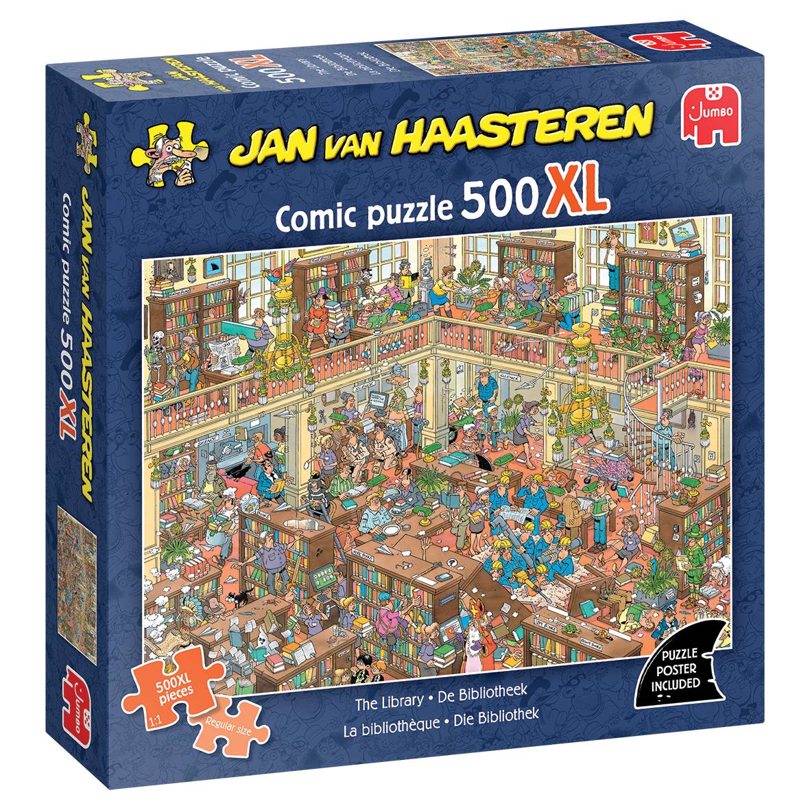 Jan van Haasteren 500XL - Die Bibliothek (500 Teile)